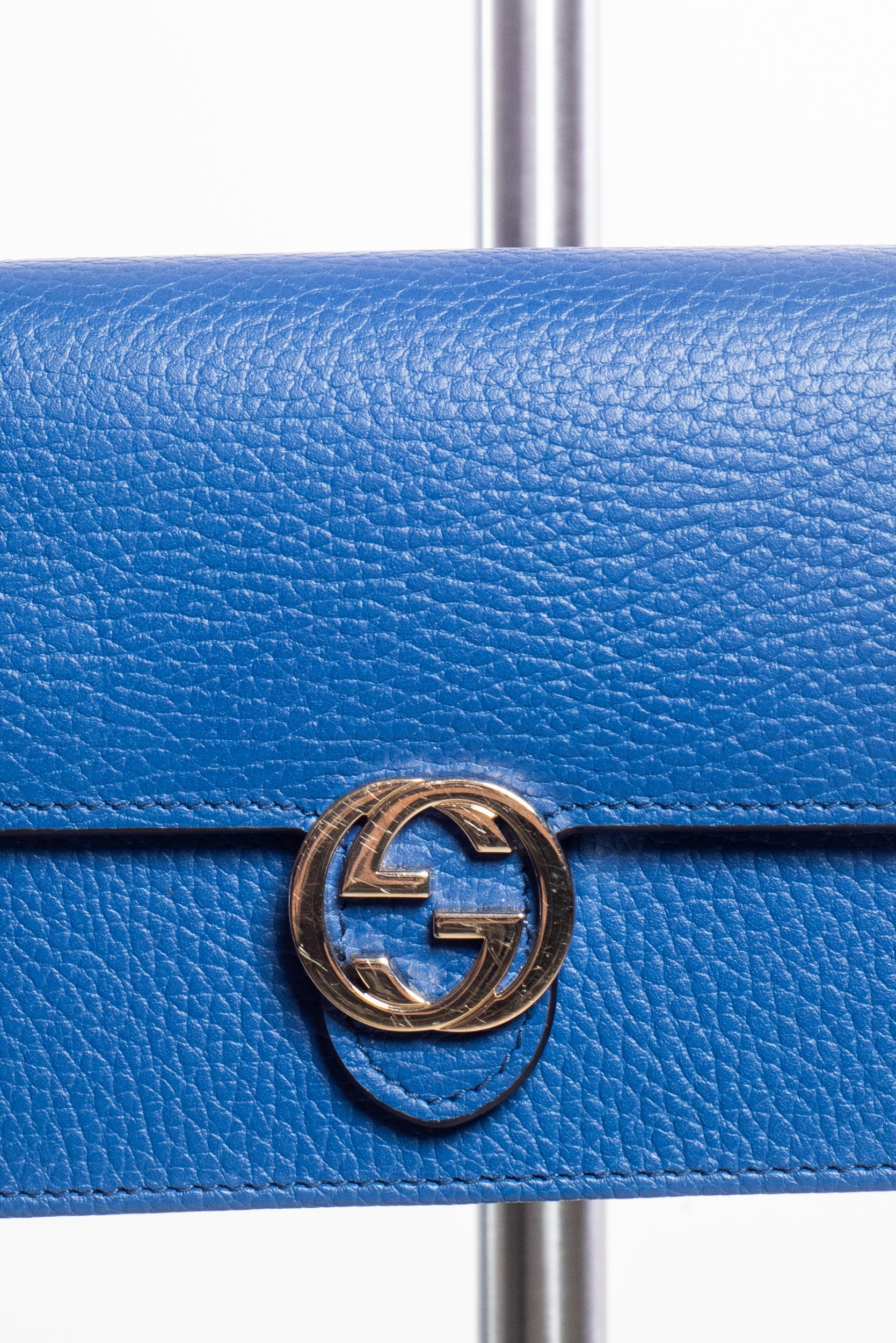 Blue Interlocking G Wallet On Chain
