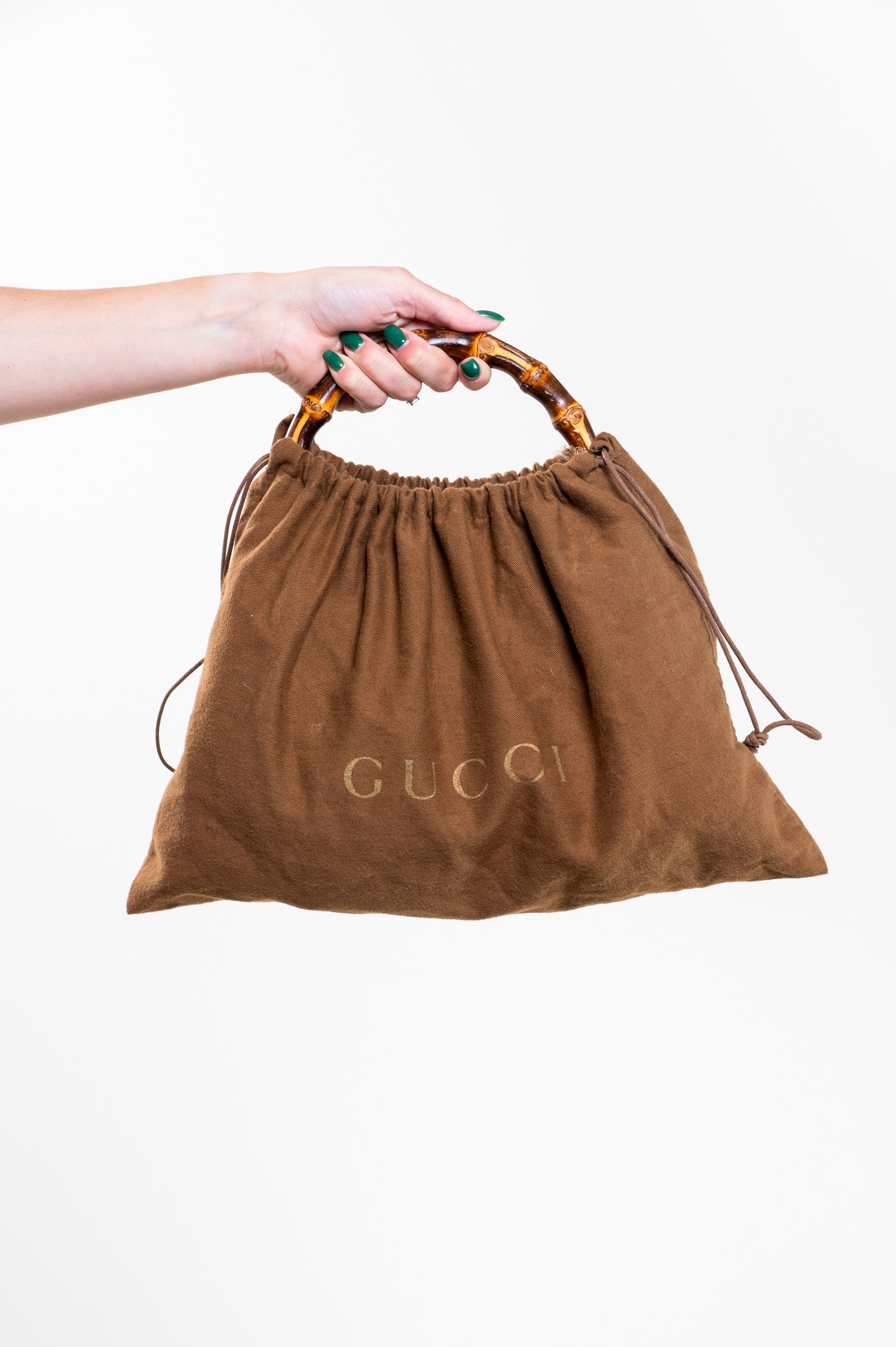 Chestnut Bamboo Top Handle Bag
