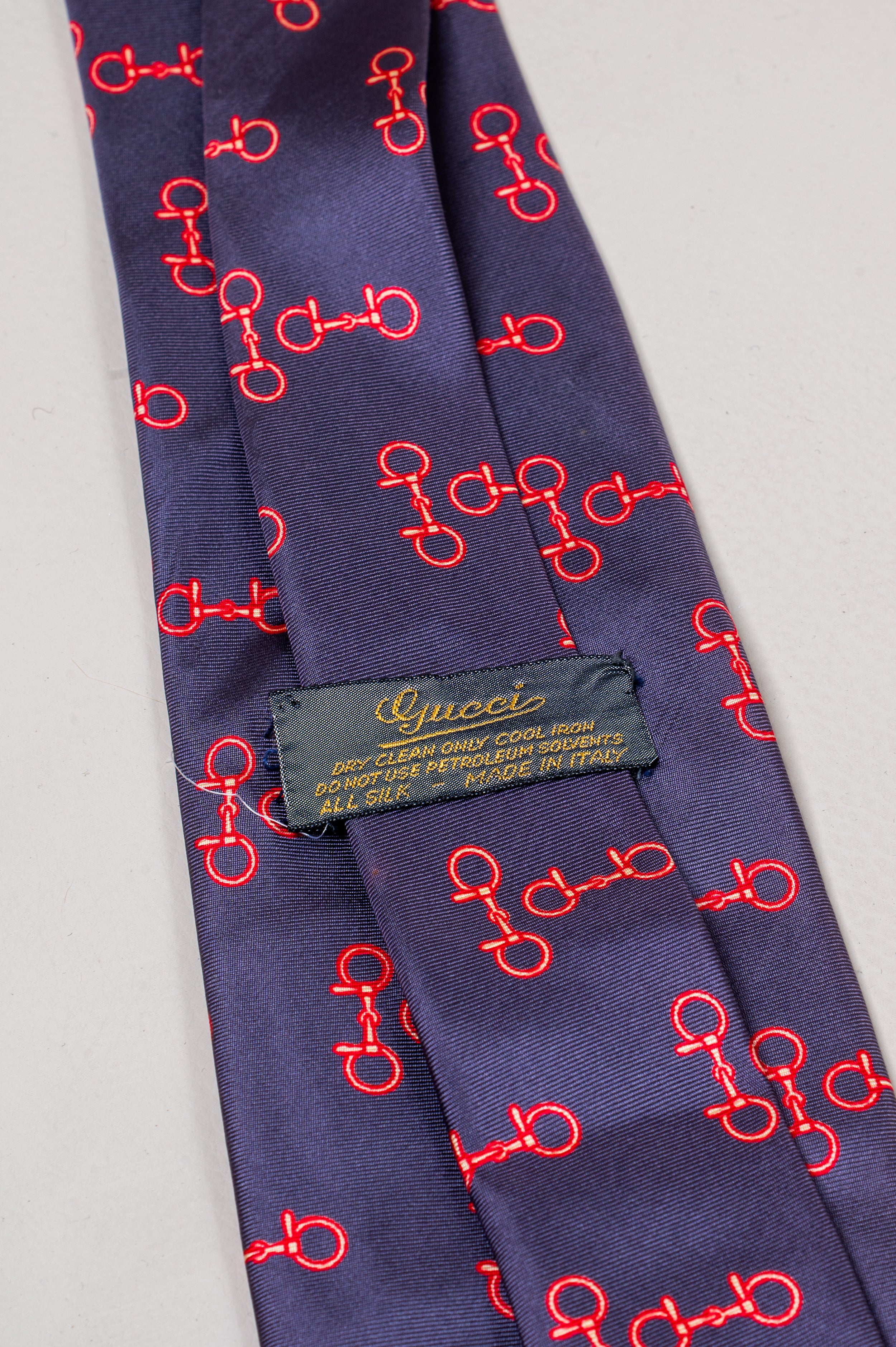 Horsebit Printed Tie