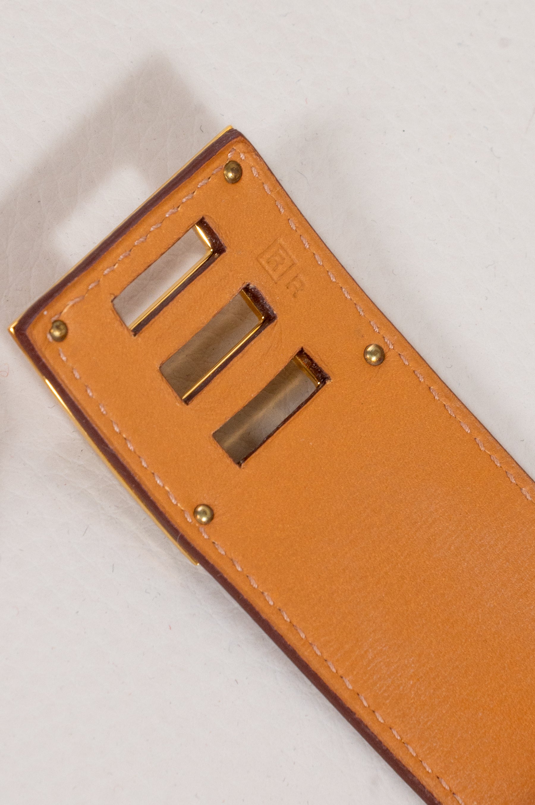 Black Smooth Leather Kelly Dog Bracelet