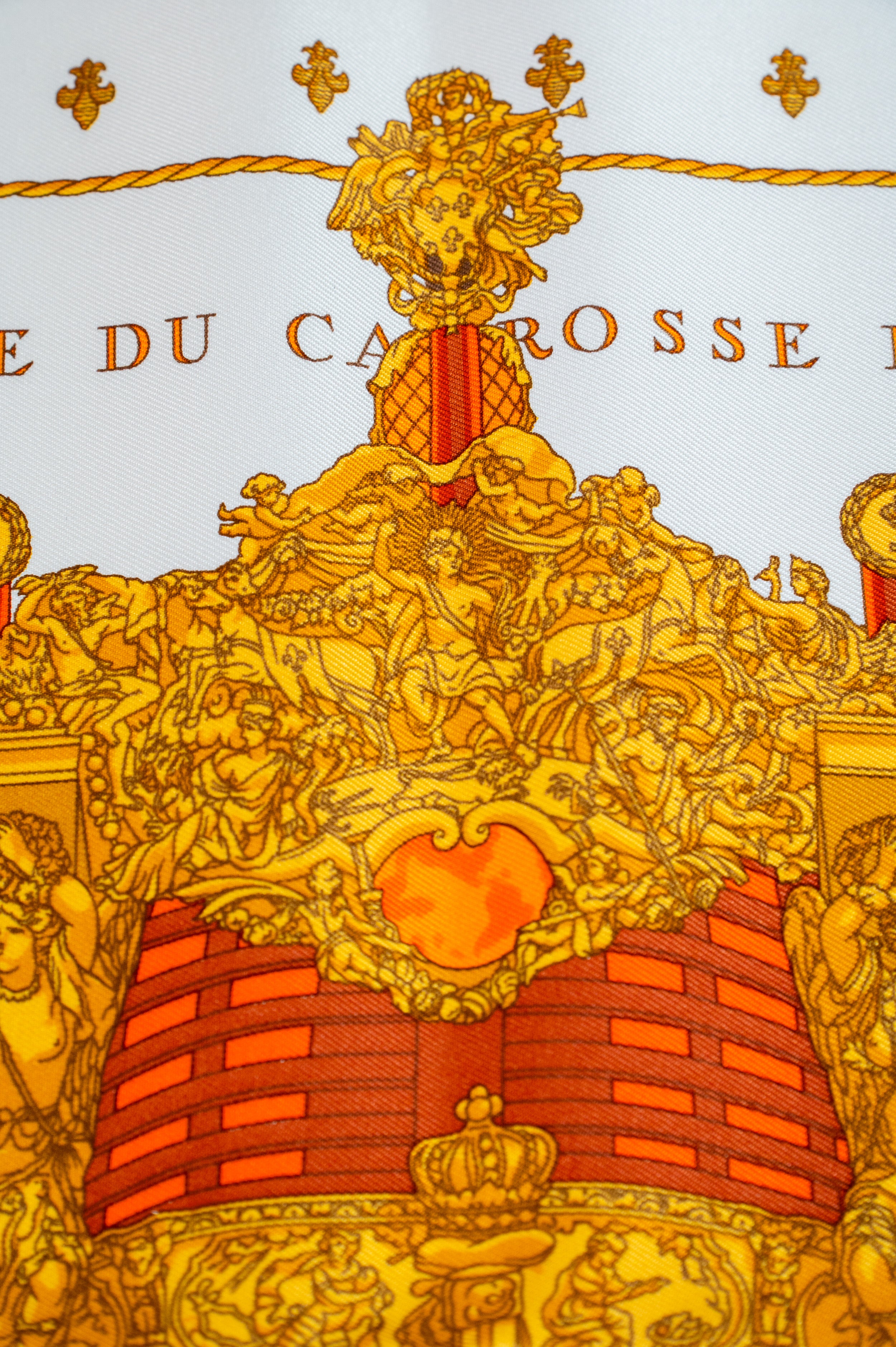 Vue du Carrosse de la Galere la Reale 45 Scarf