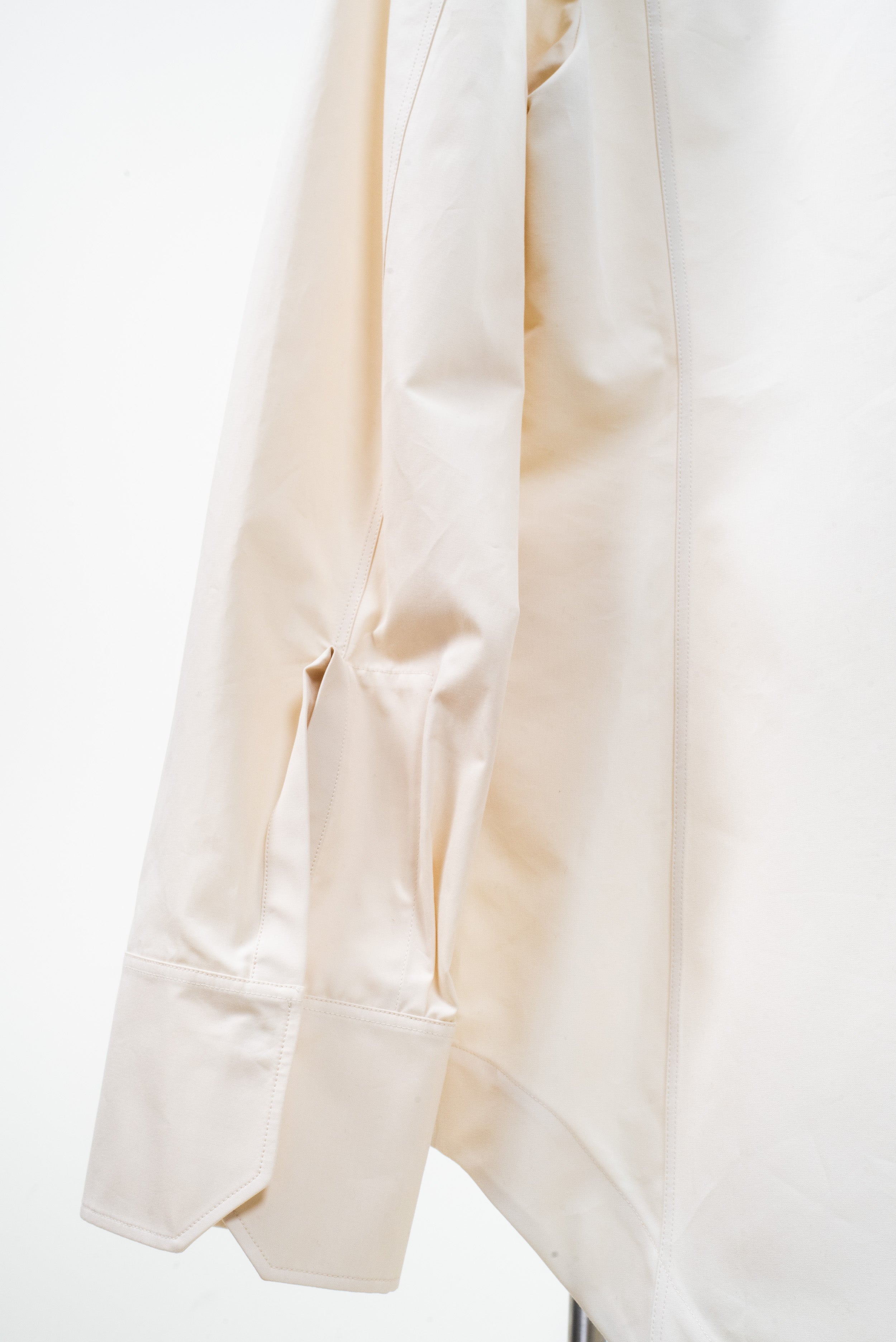 Eggshell Oversize Button-Up Blouse