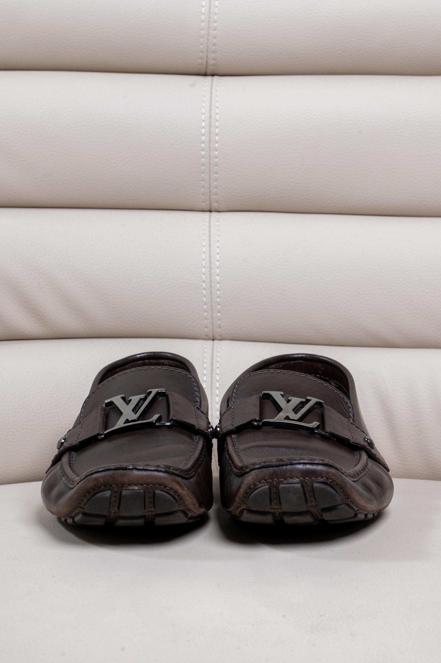 Brown Leather Driving Moccasin