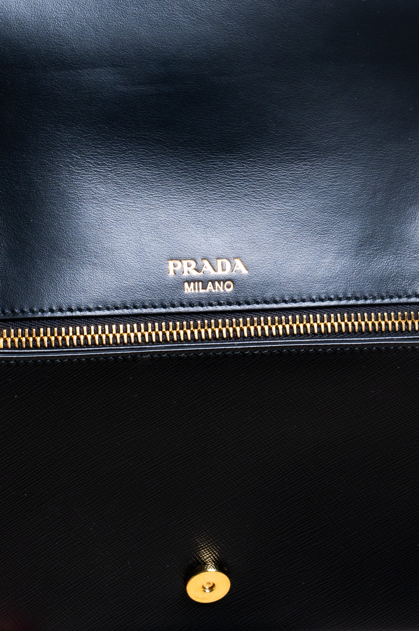 Black Saffiano Leather Crossbody Bag