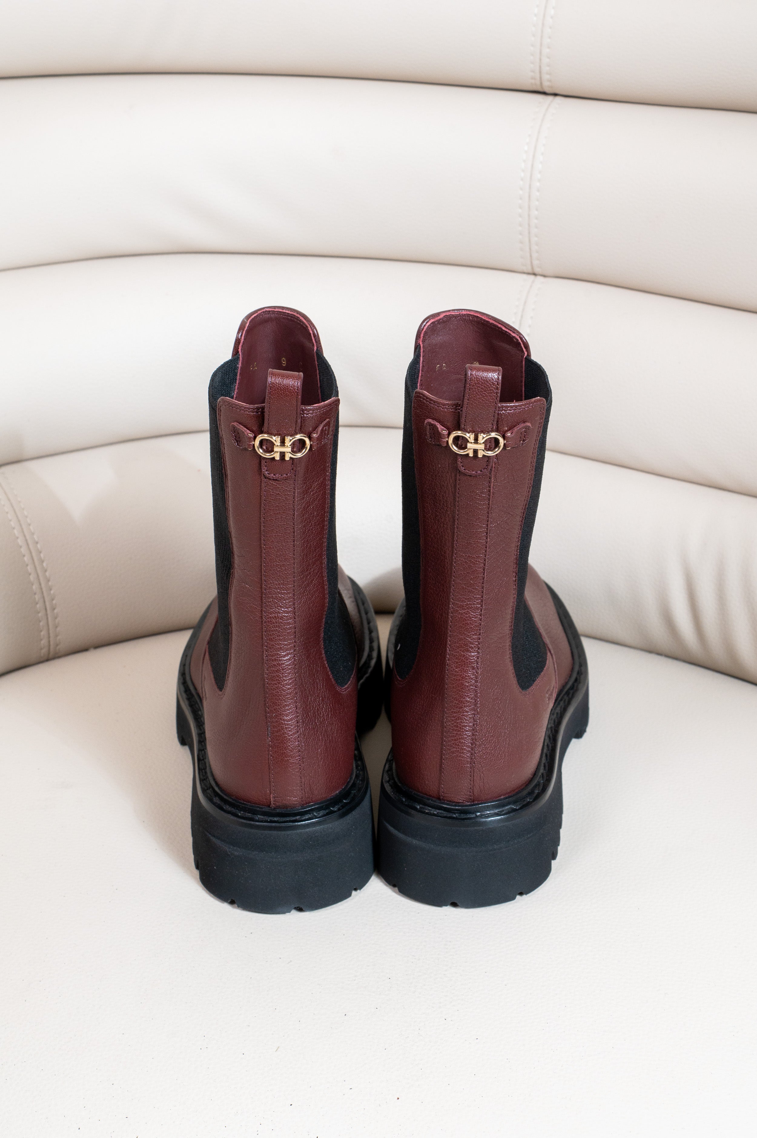 Brown Gancini Lug Chelsea Boot