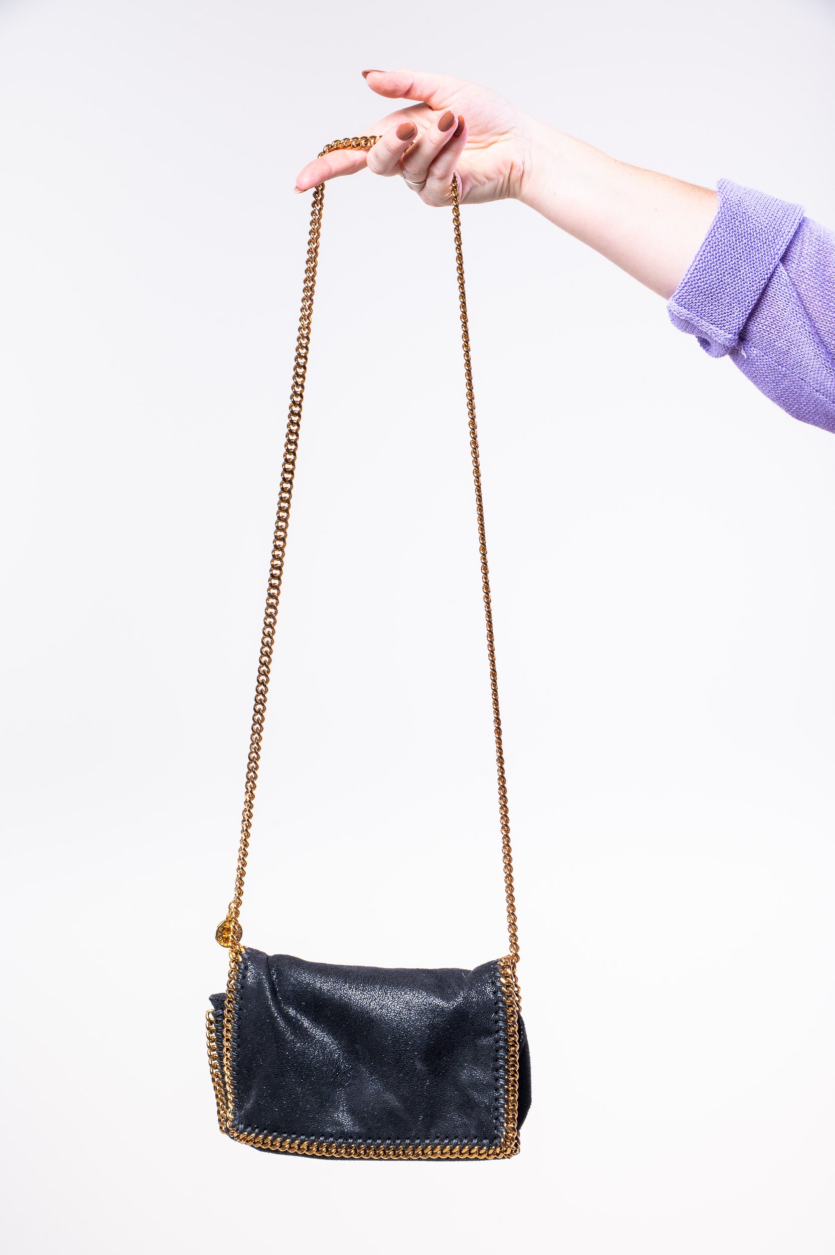 Black Mini Falabella Crossbody Bag