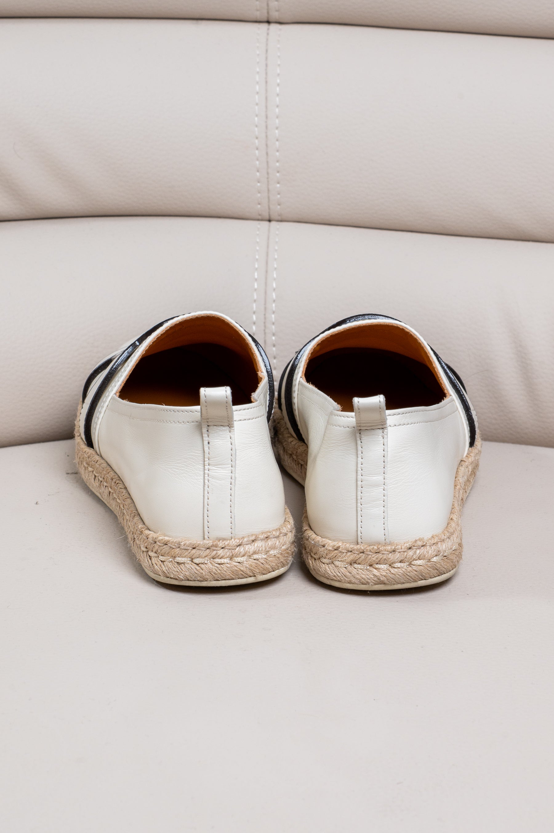 White Kate Chainlink Espadrille