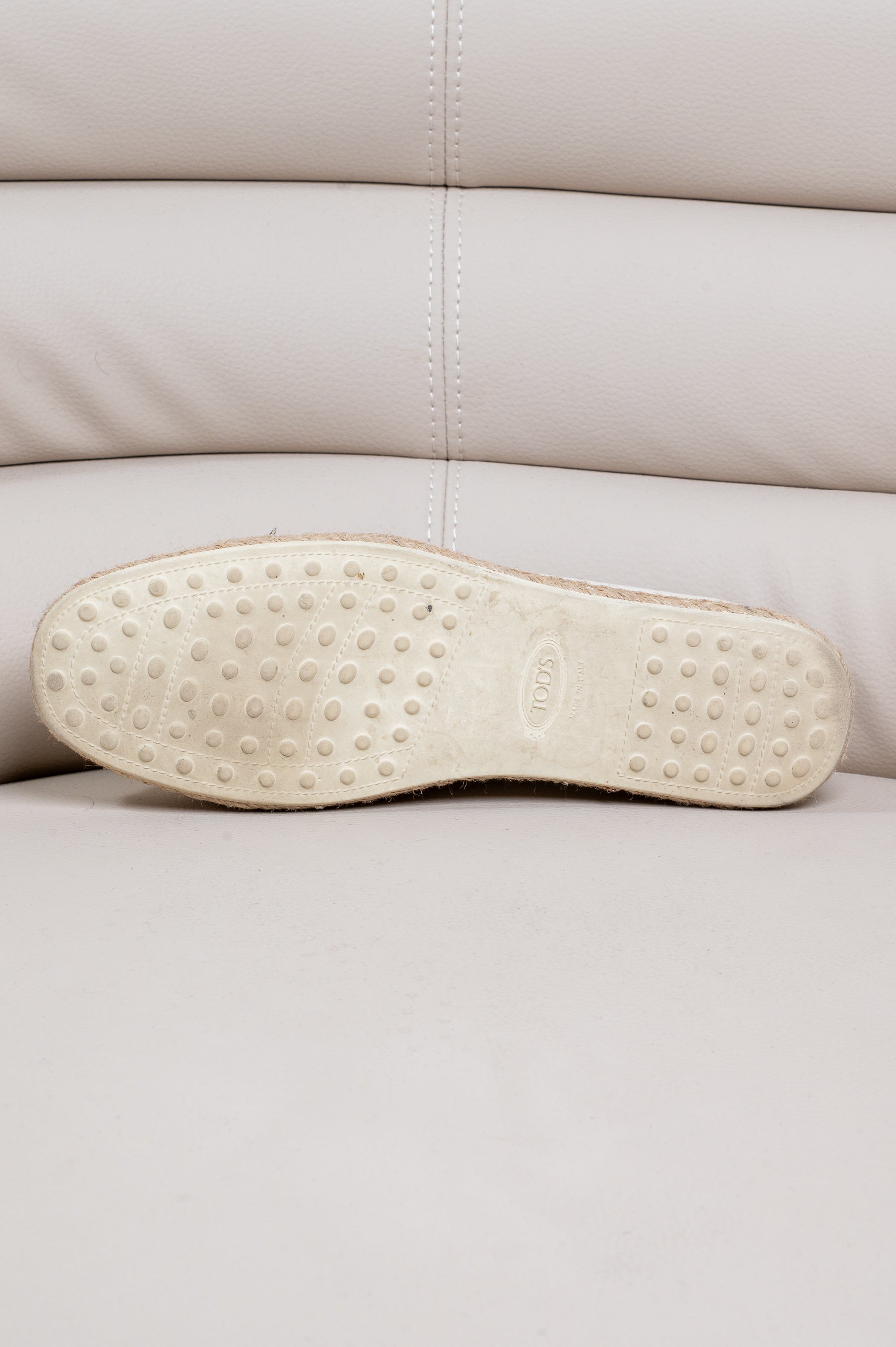 White Kate Chainlink Espadrille