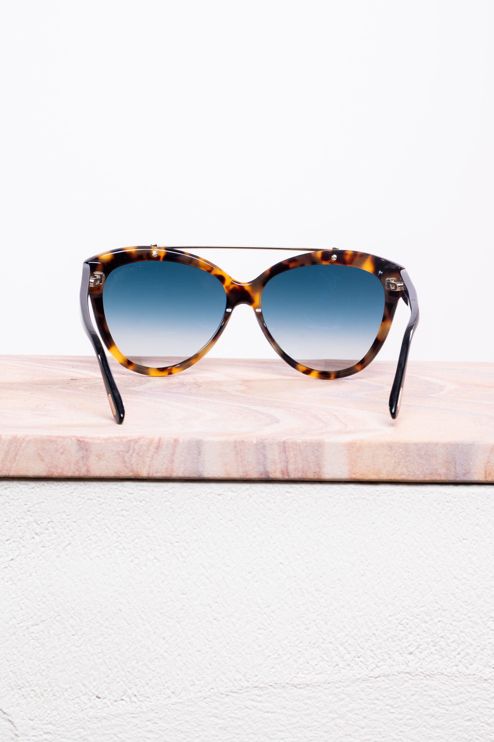 Livia Tortoise Blue Smoke Sunglasses