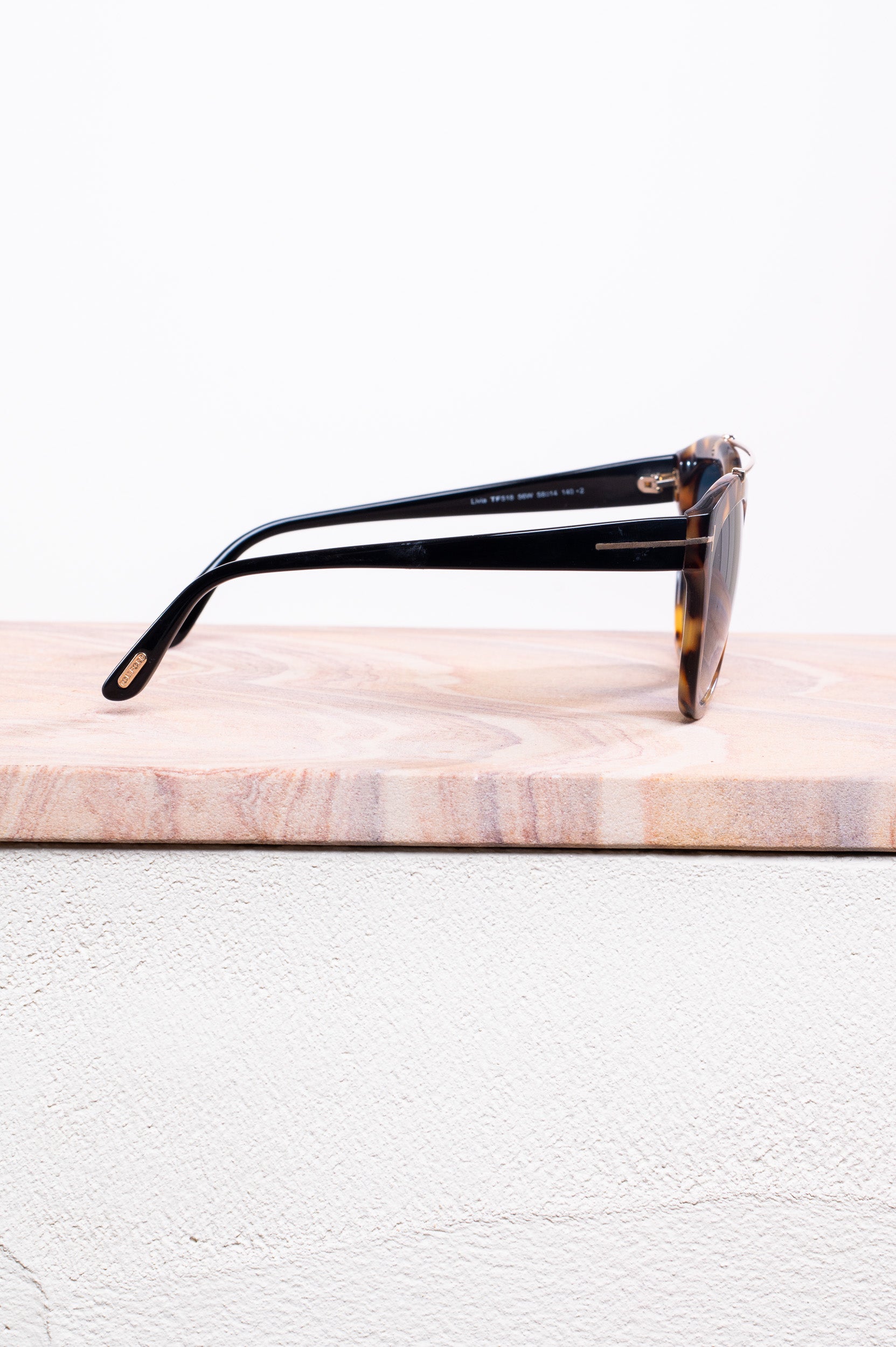 Livia Tortoise Blue Smoke Sunglasses