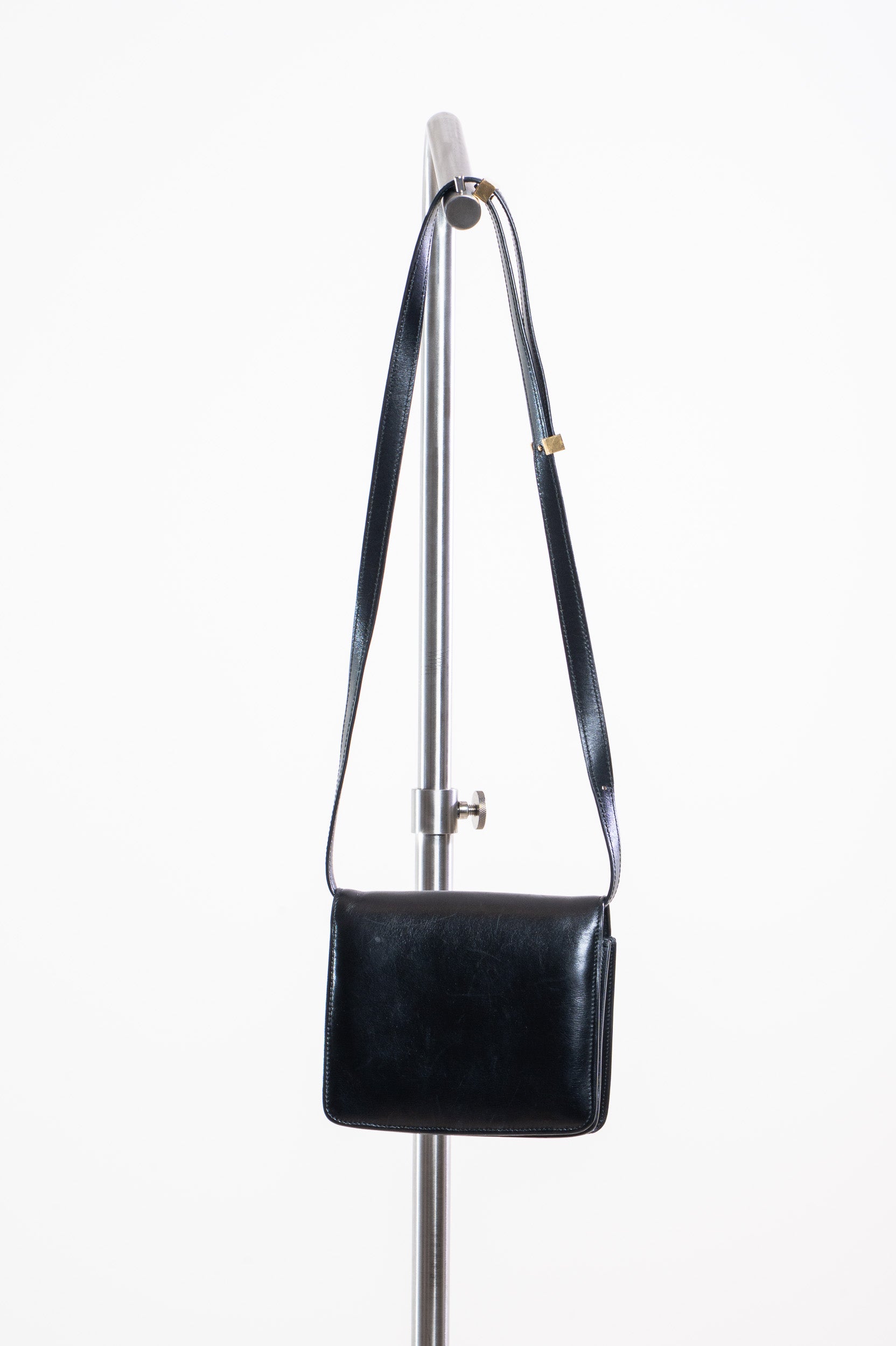 Back view of Celine Black Small Smooth Calfskin Box Bag
