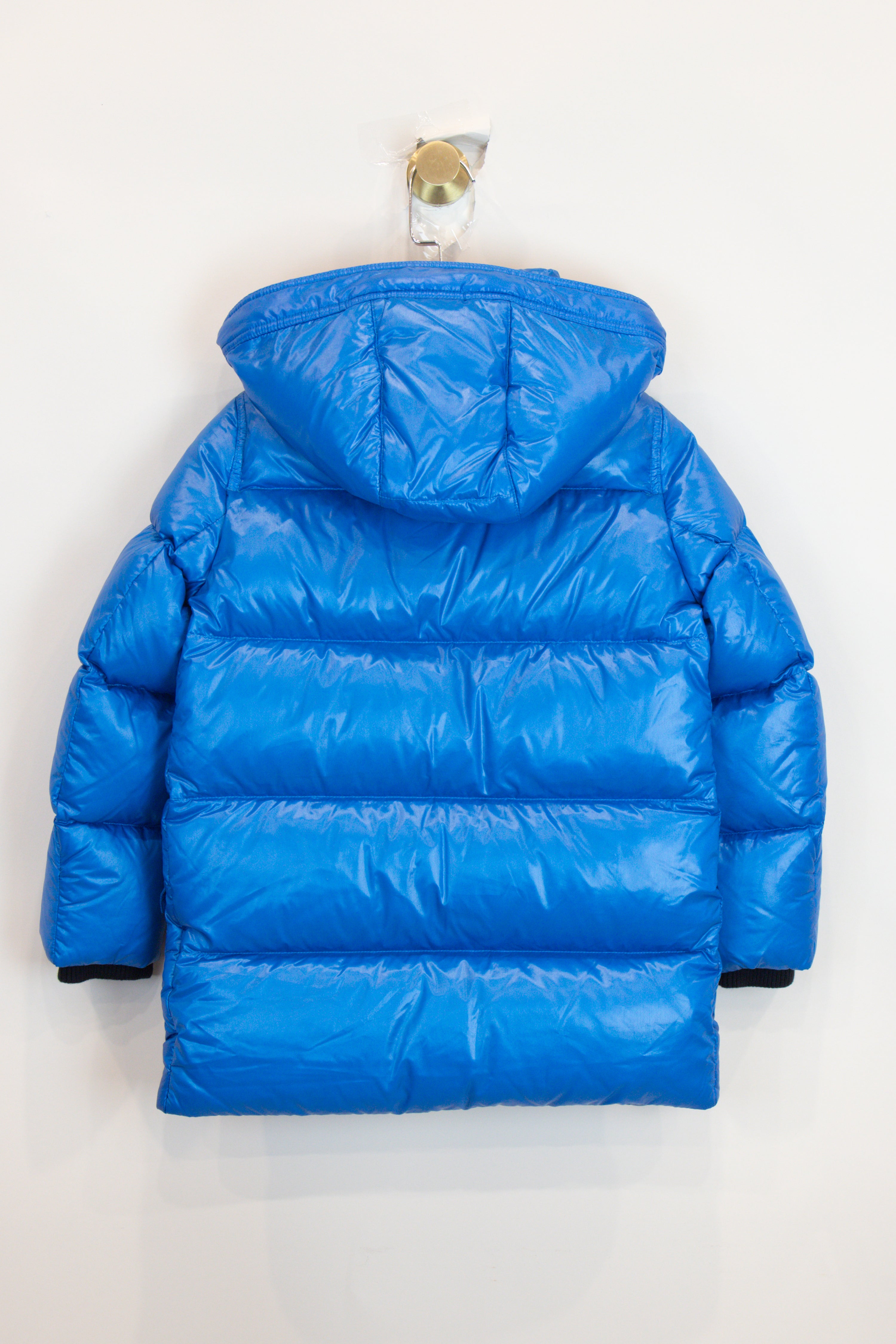 Neon Blue Kids Puffer Jacket Polyamid