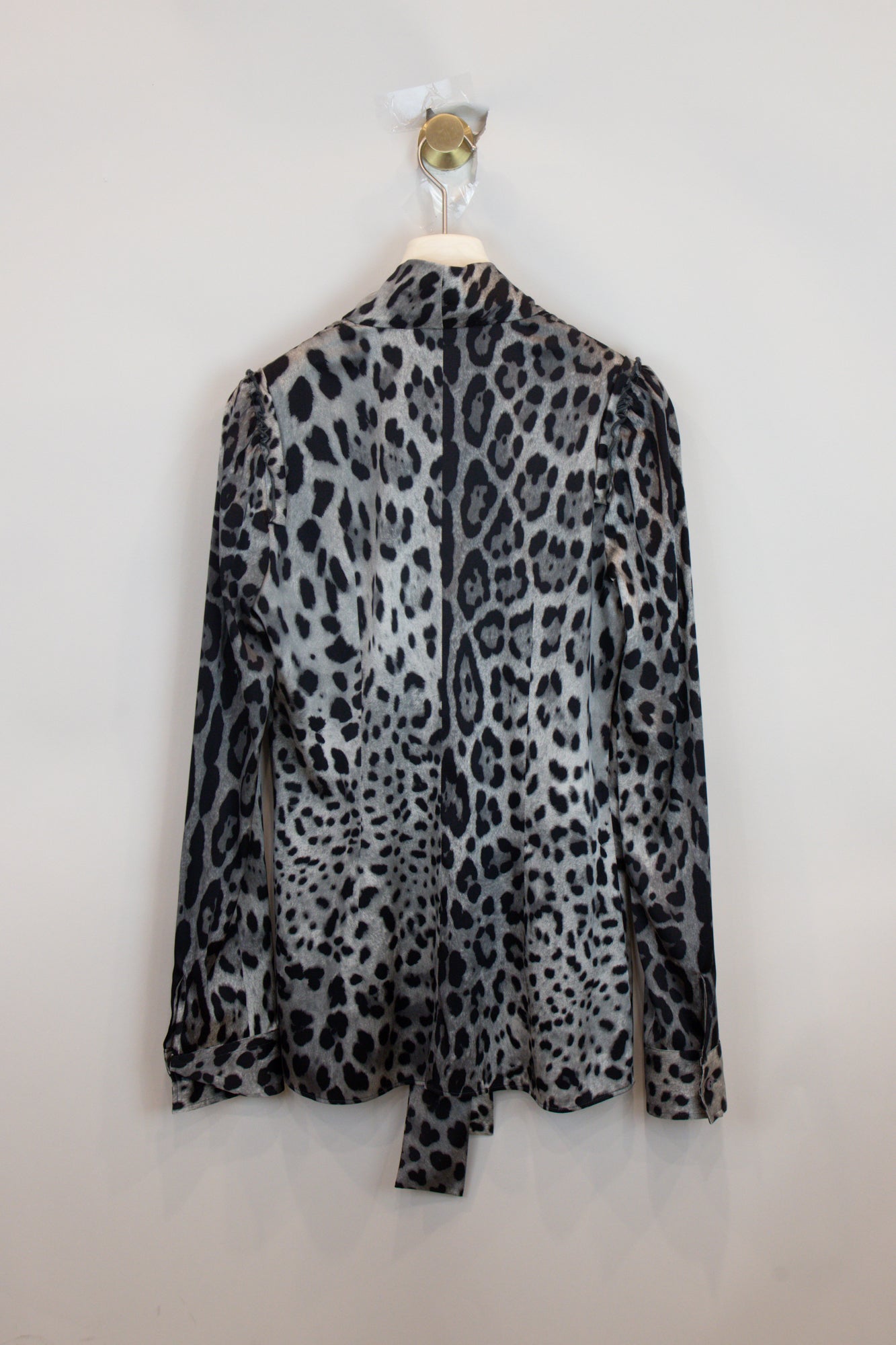 ANimal Print Silk Blouse Silk