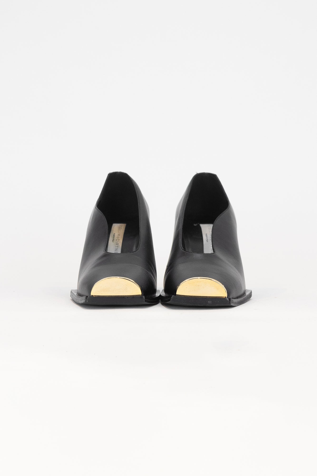 Square Toe Gold Detail Pump