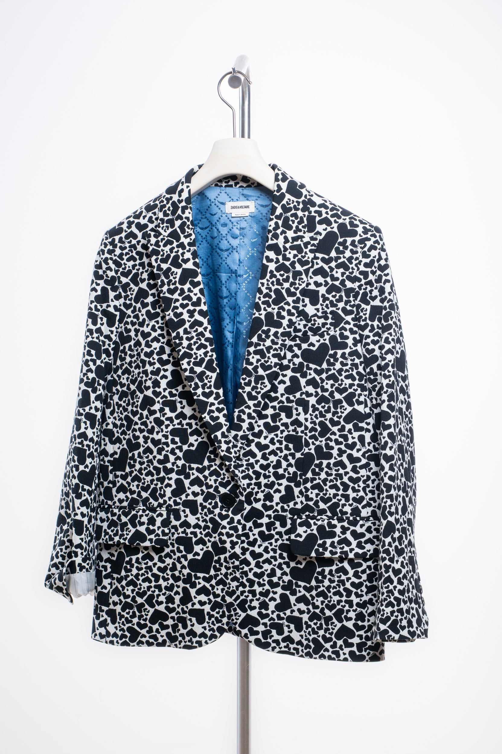 Black and White Viking Jac Coeur Blazer
