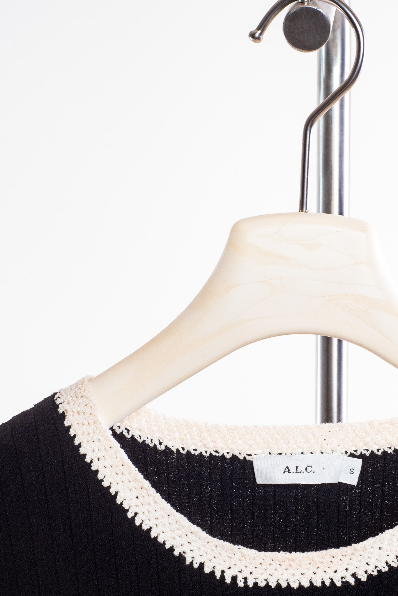 Knit Cream Collar Sweater Skirt Set