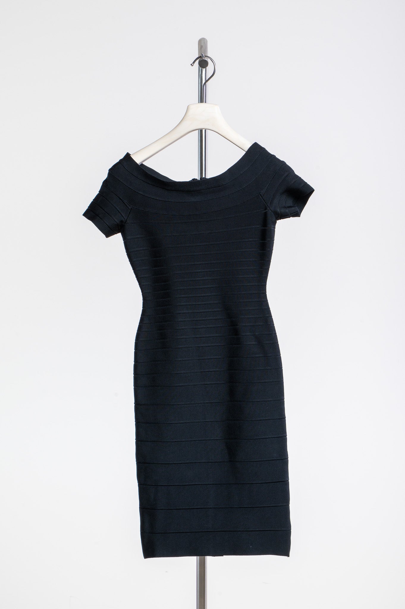 Black Carmen Bandage Dress