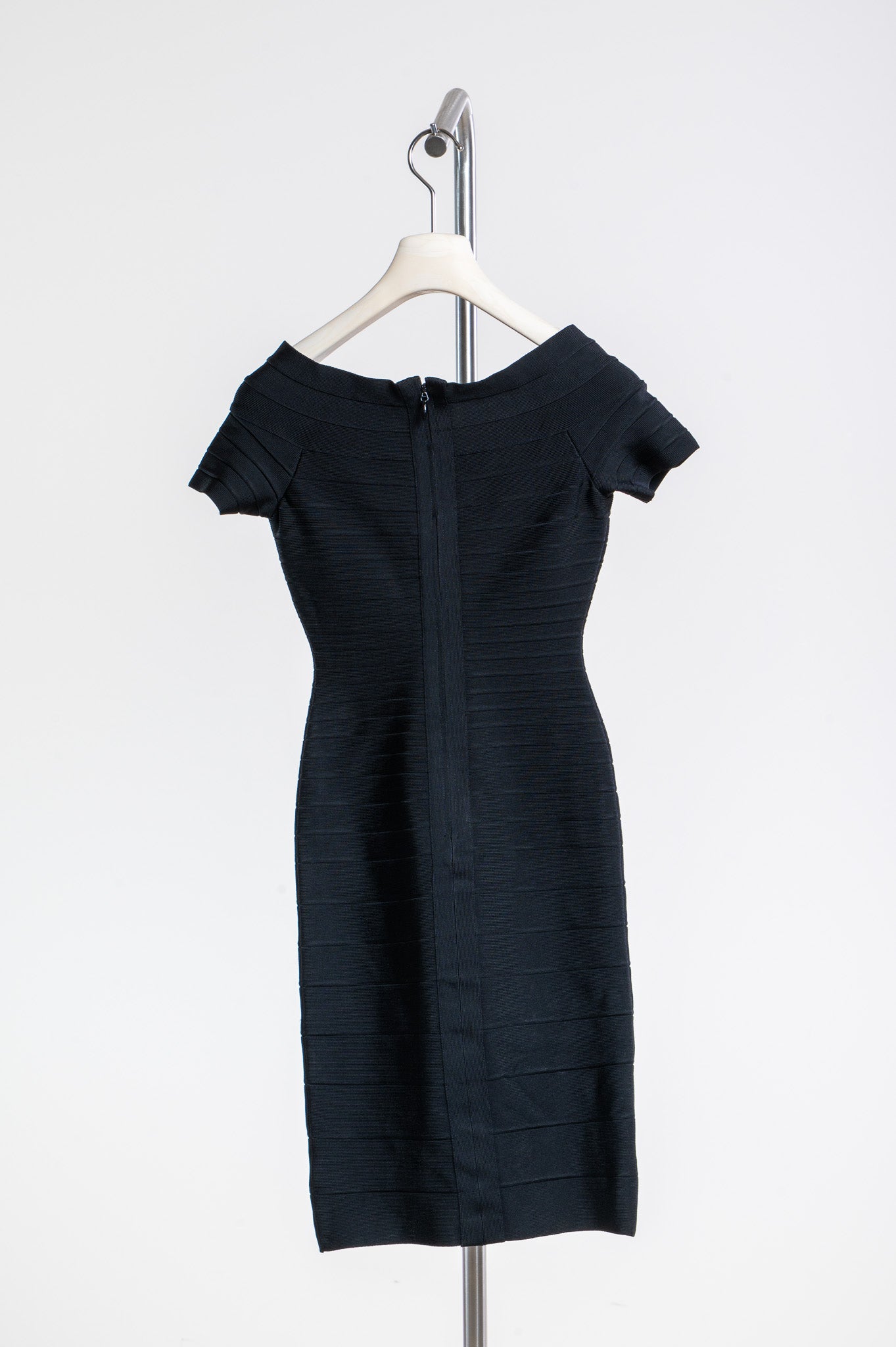 Black Carmen Bandage Dress