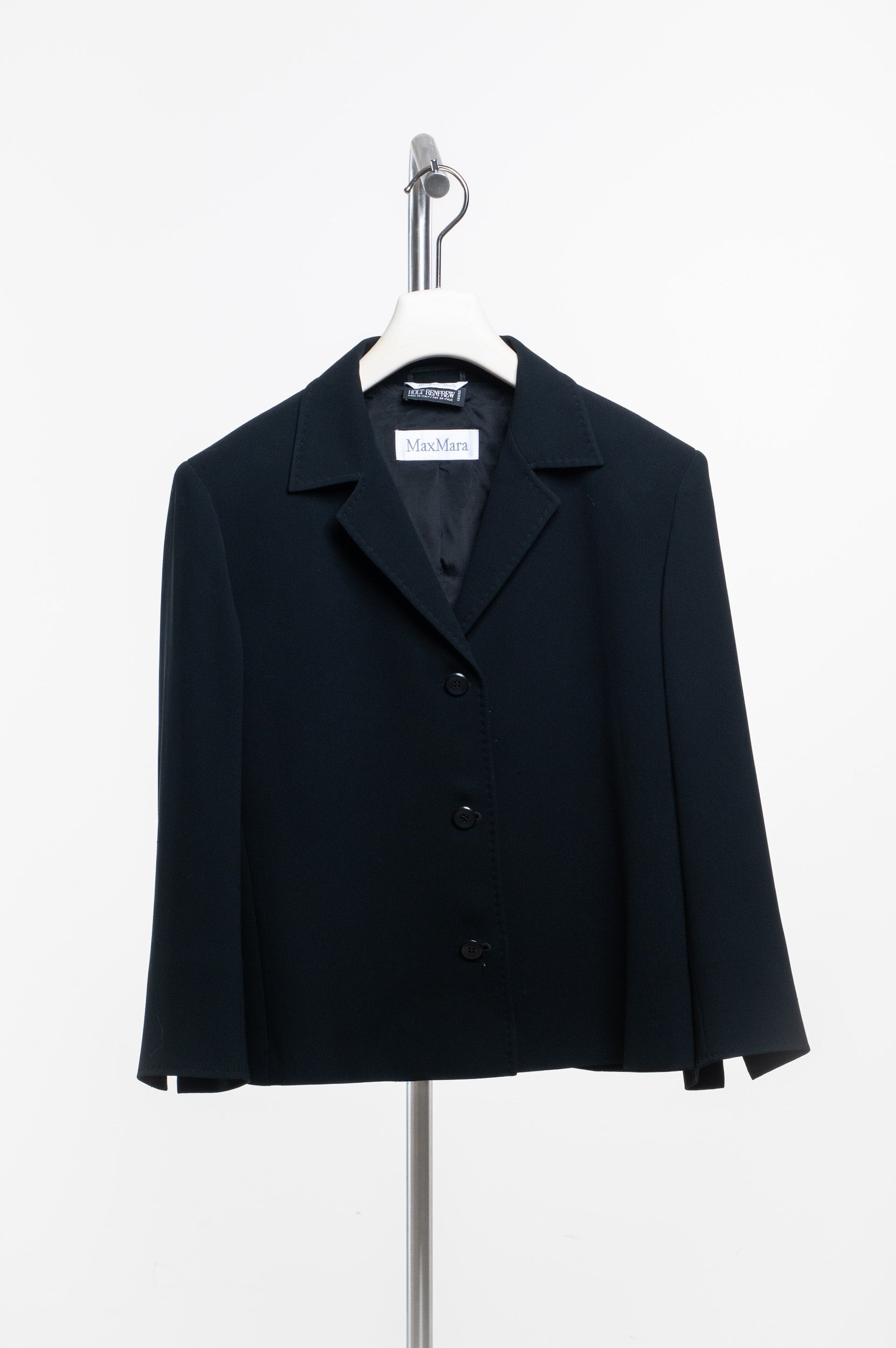Black Crop Blazer