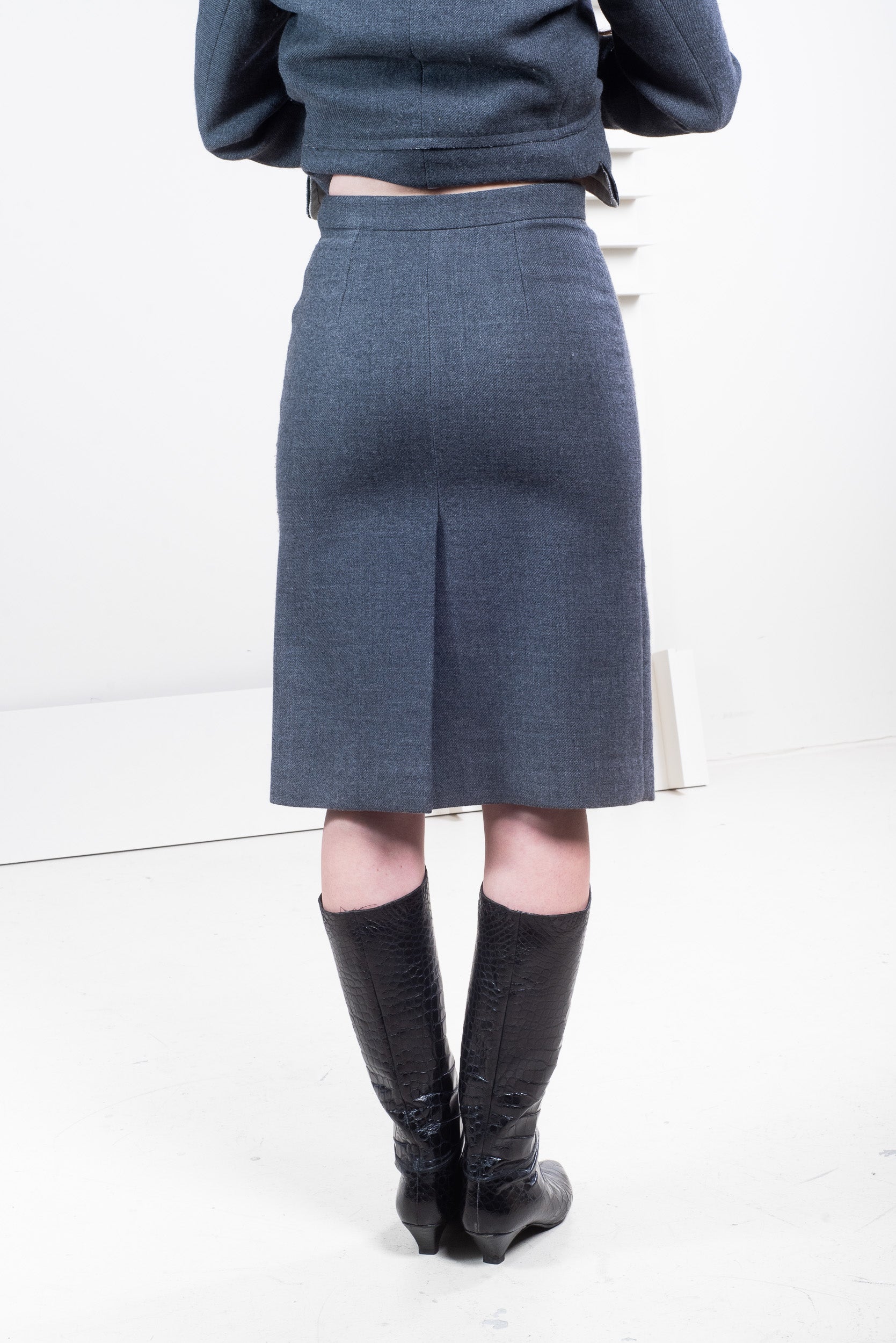 Grey Wool Layered Jacket