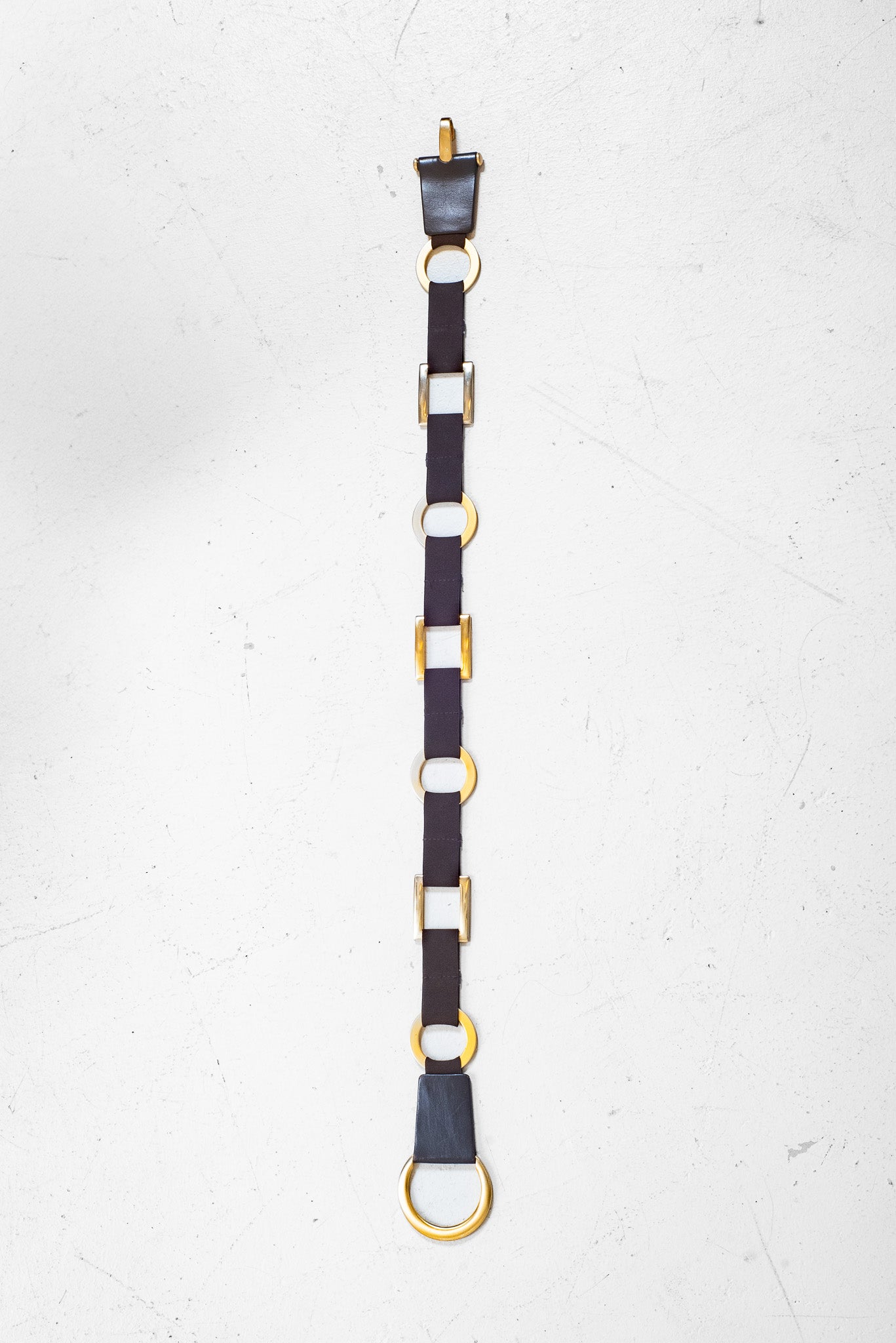 Brown and Gold Stretchy Belt