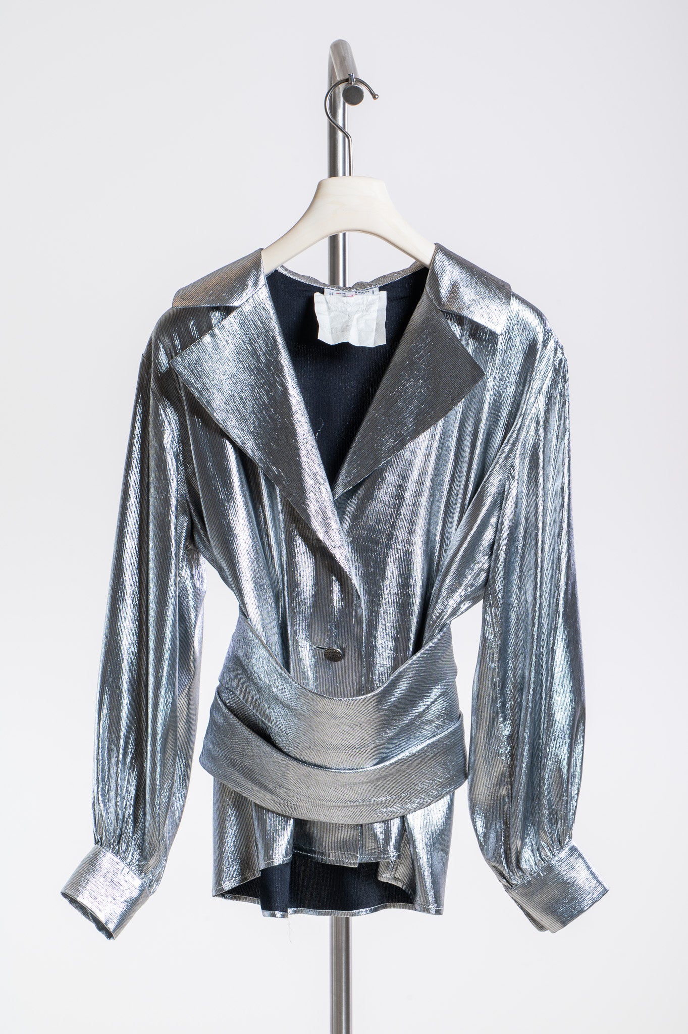 Vintage Silver Shirt w/ Belt