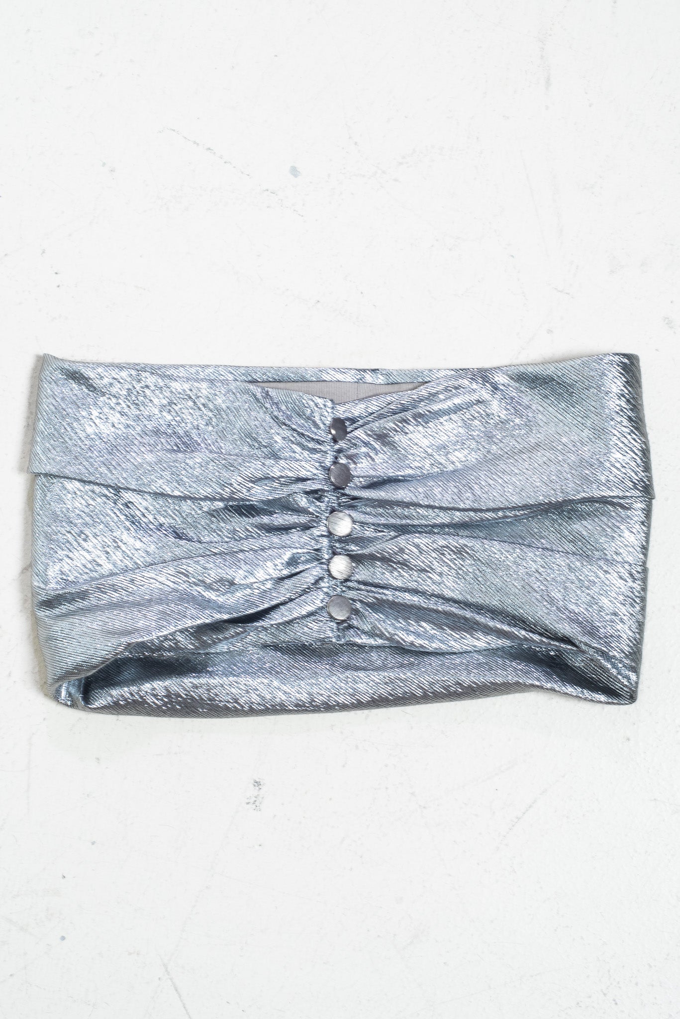 Vintage Silver Shirt w/ Belt