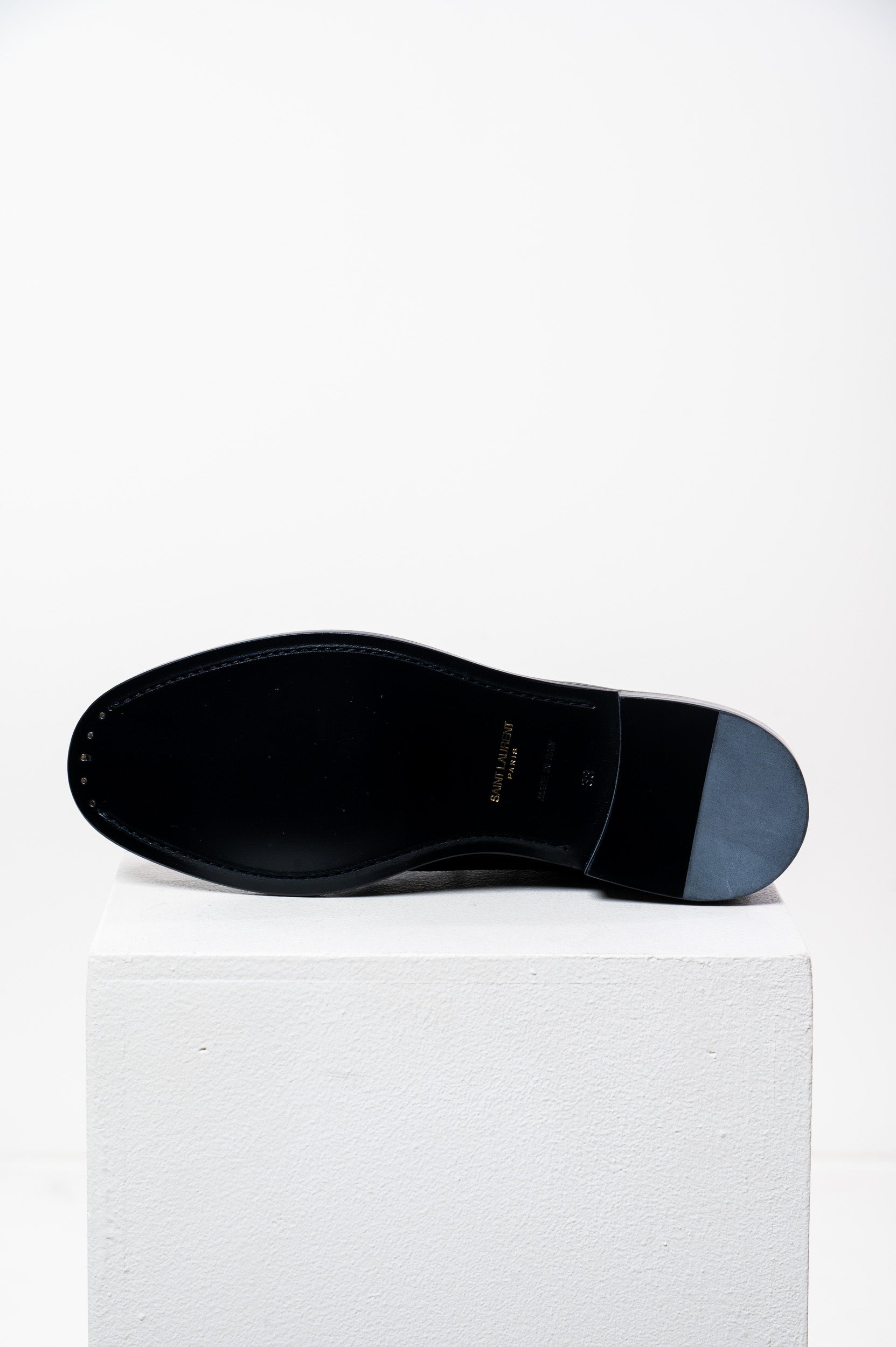 Black Leather Desert Boot