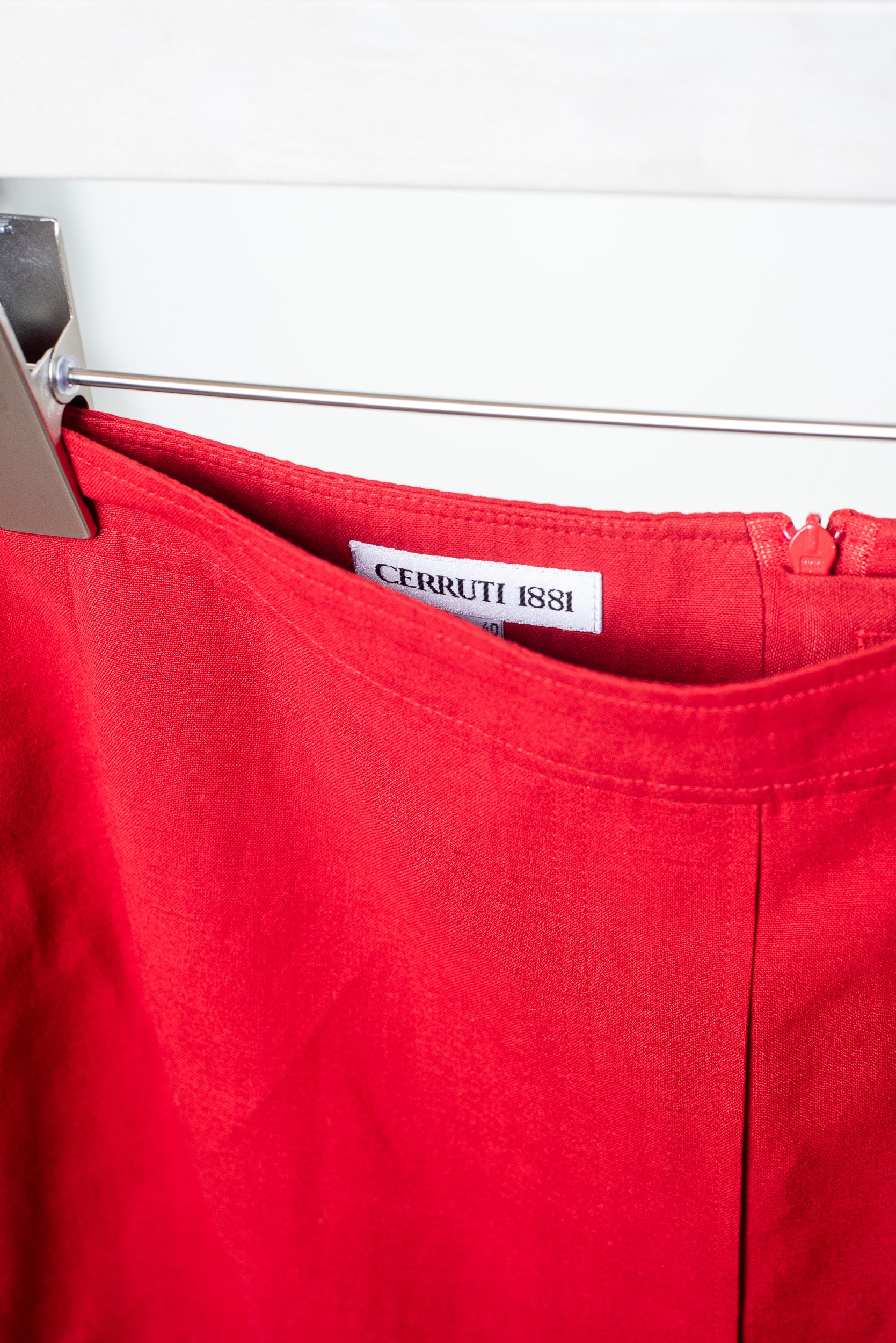 Vintage Red Pencil Skirt