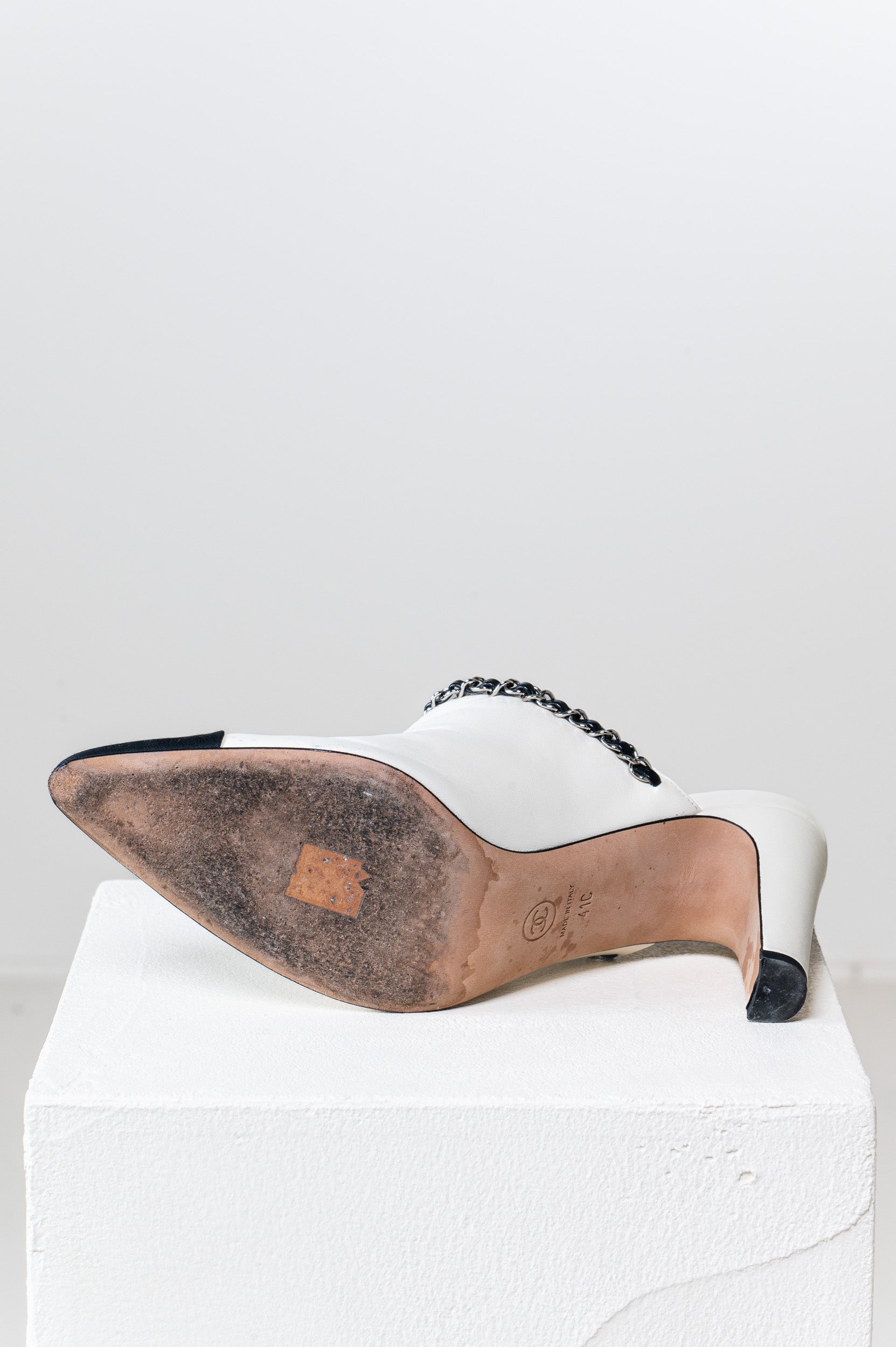 Chain Cap Toe CC Mules