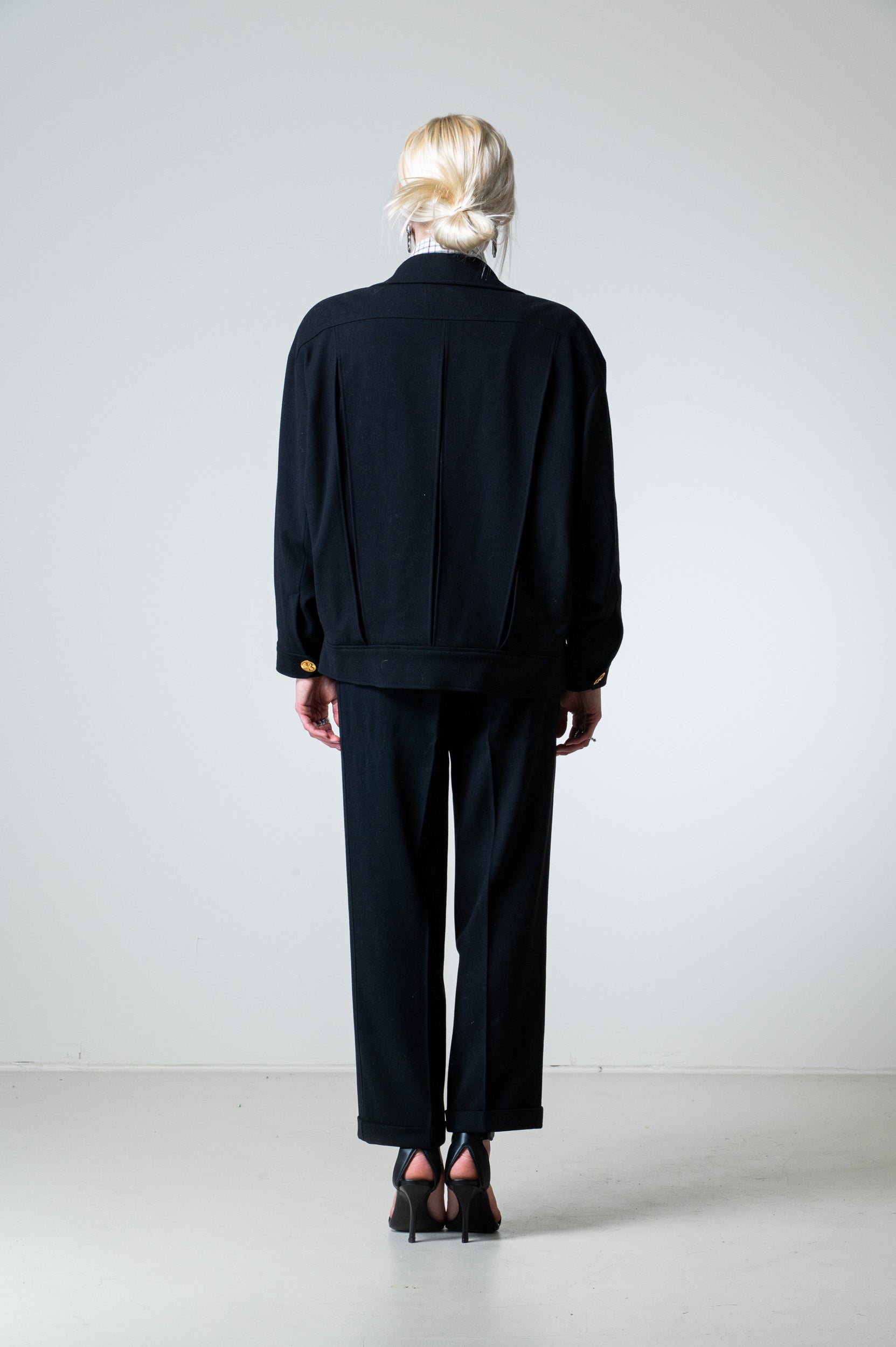 Vintage Black Wool Lucky Jacket