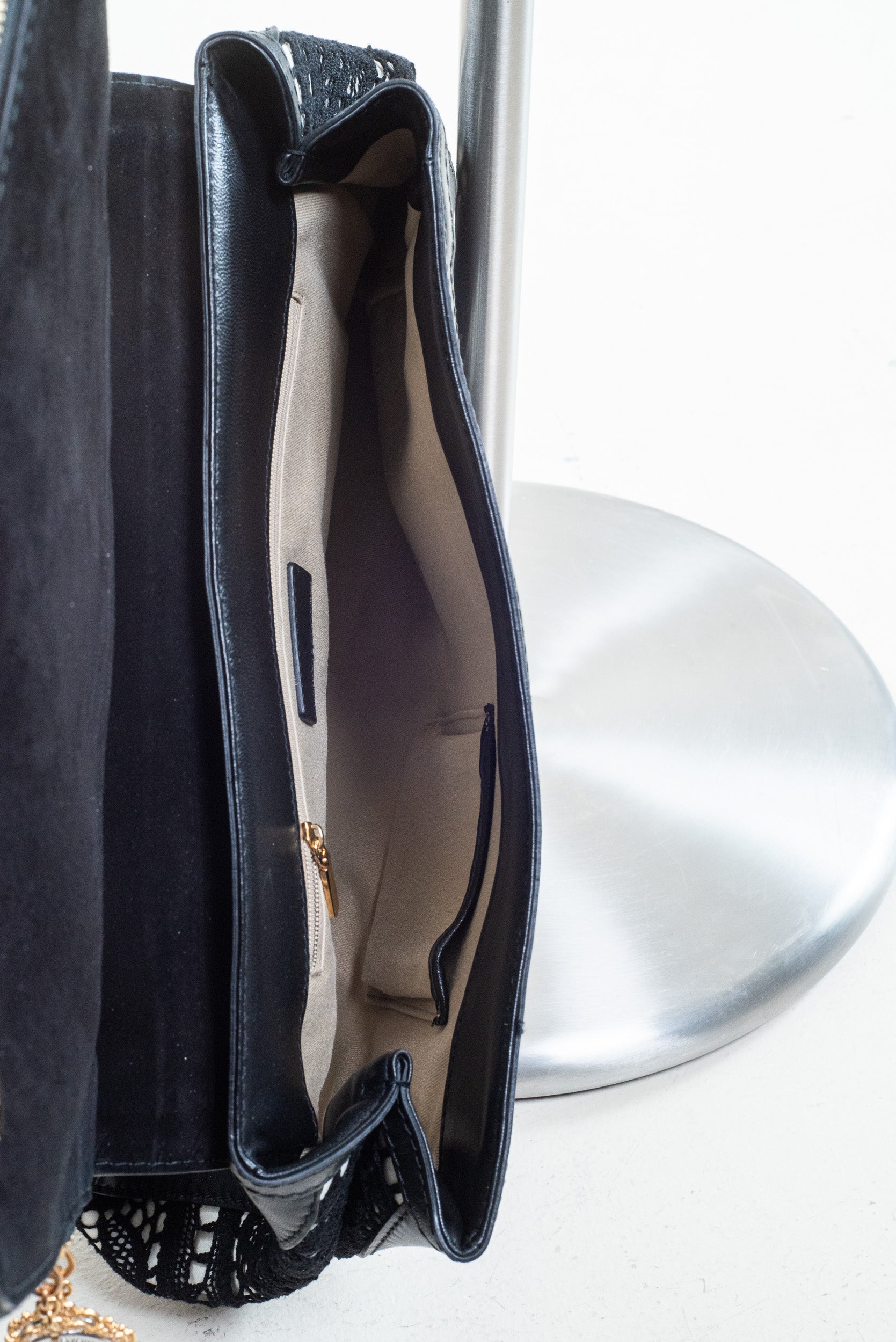 Additional interior view of Dolce & Gabbana Miss Sicily Shoulder Bag 
