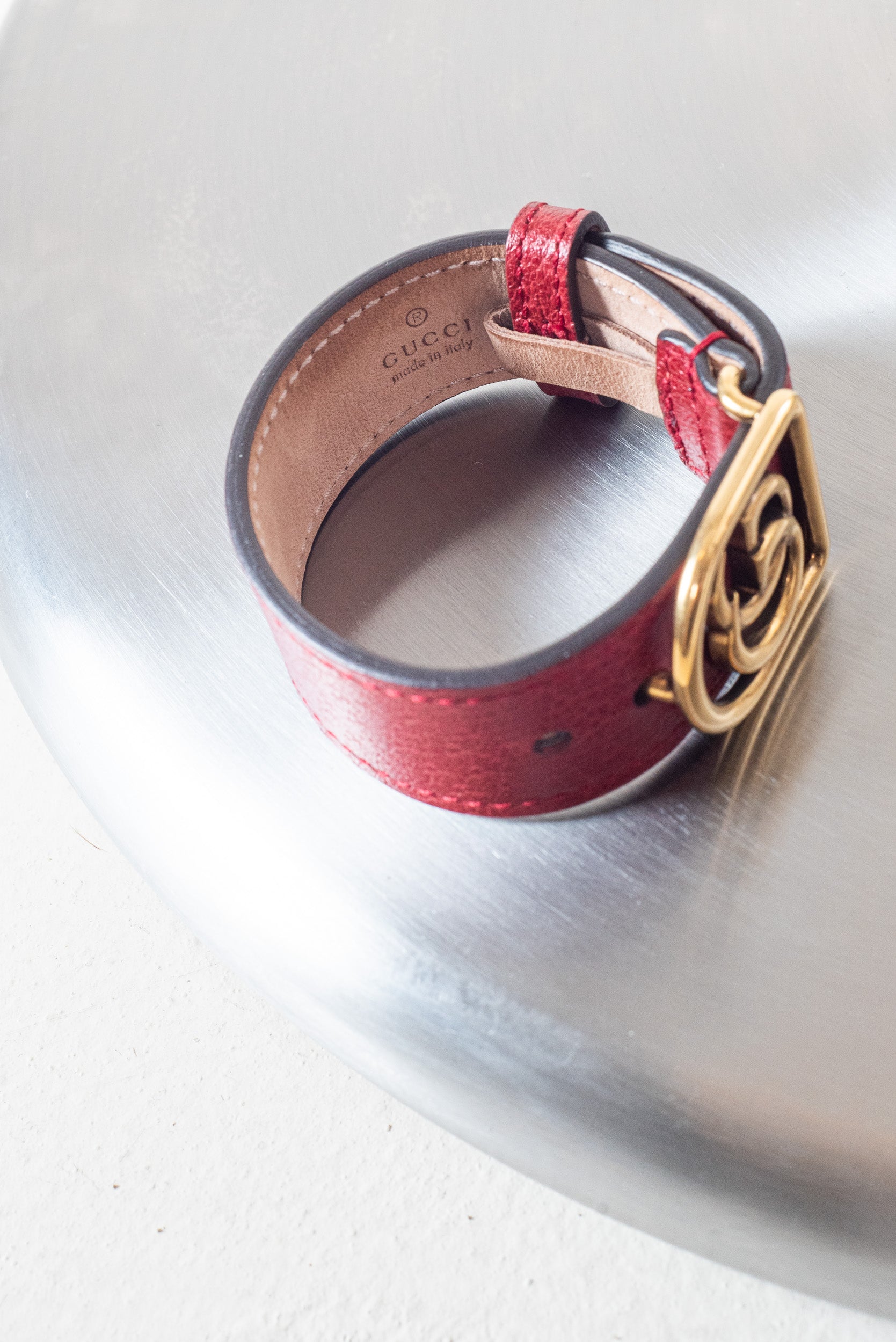 Red GG Buckle Bracelet