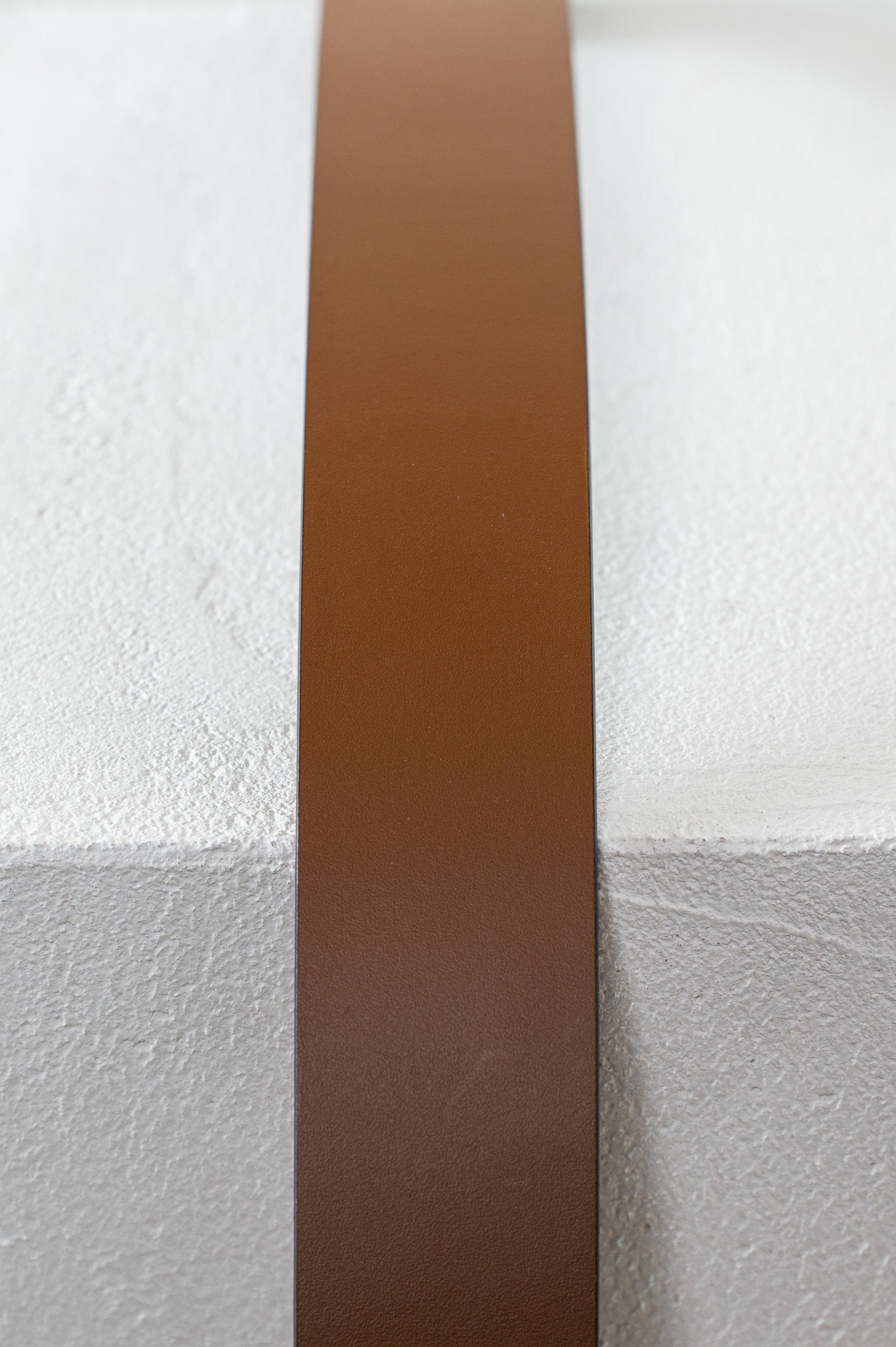 Cognac Brown Leather GG Logo Belt