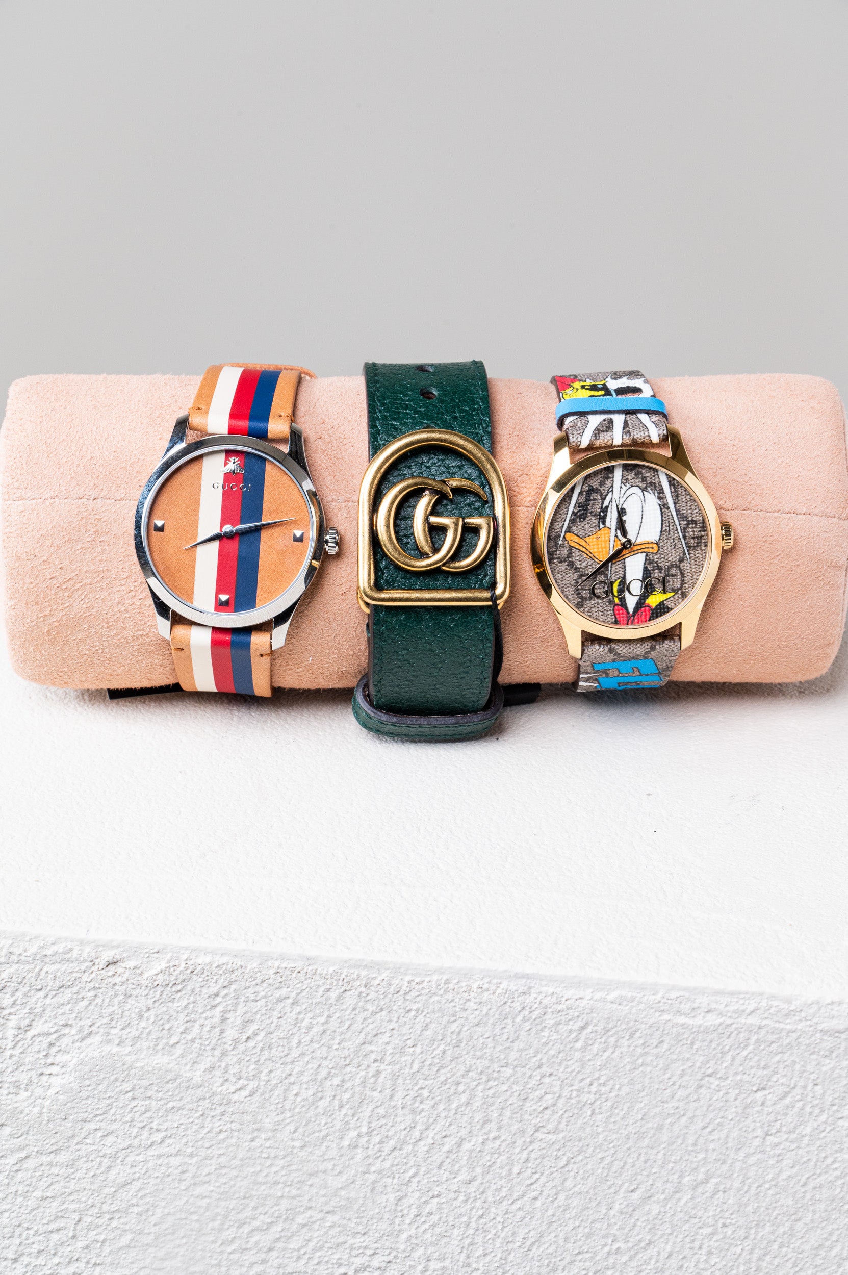 GG Monogram Watch Travel Case