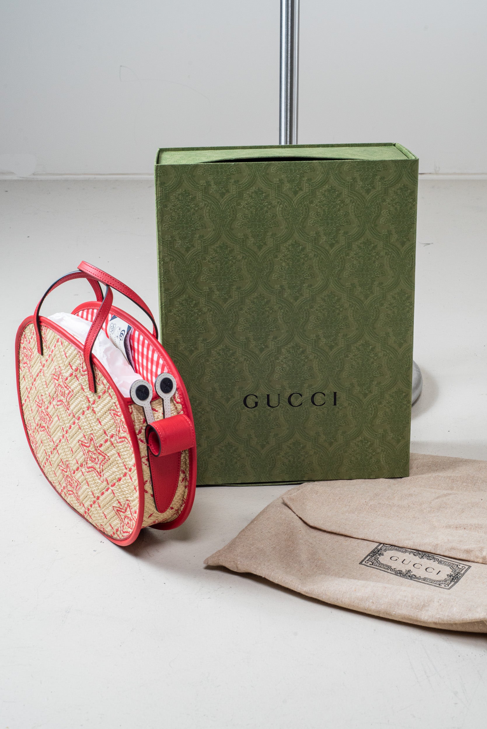 Girls' Raffia Snail Tote Bag