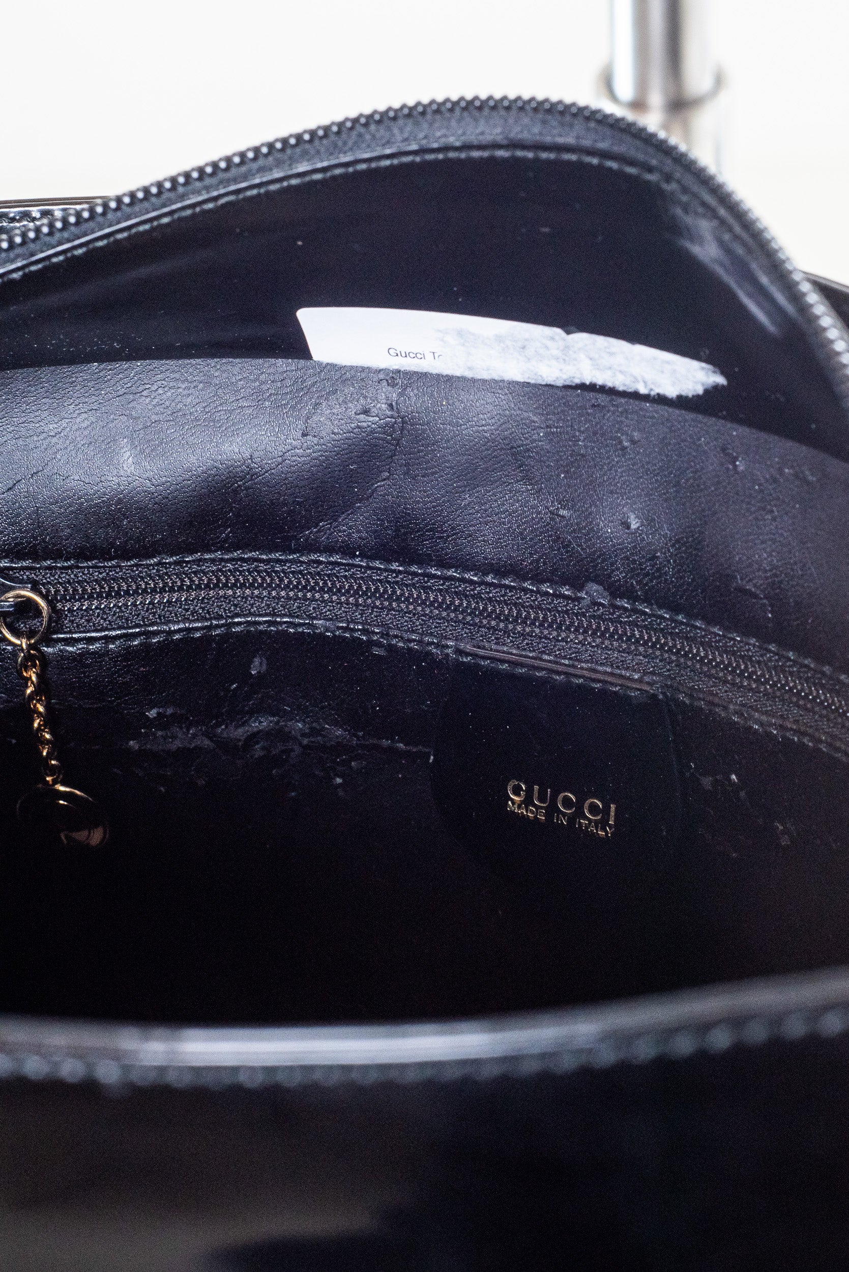 Tom Ford Era Black Structured Bucket Bag