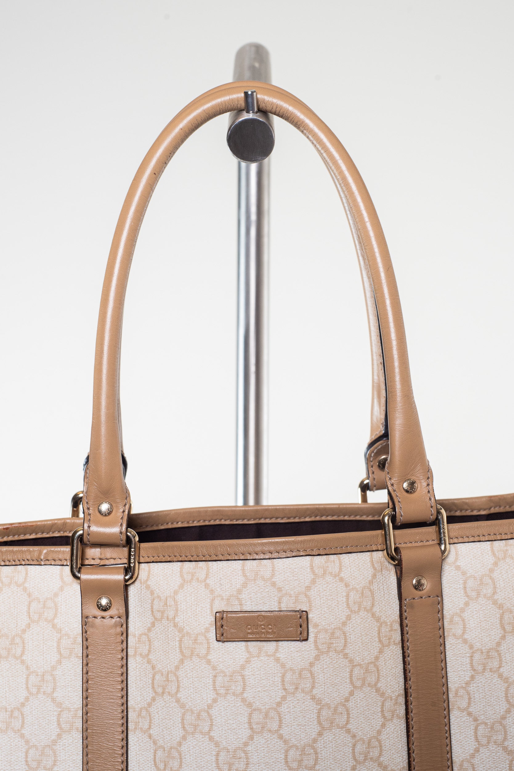 GG Supreme Canvas Vertical Tote