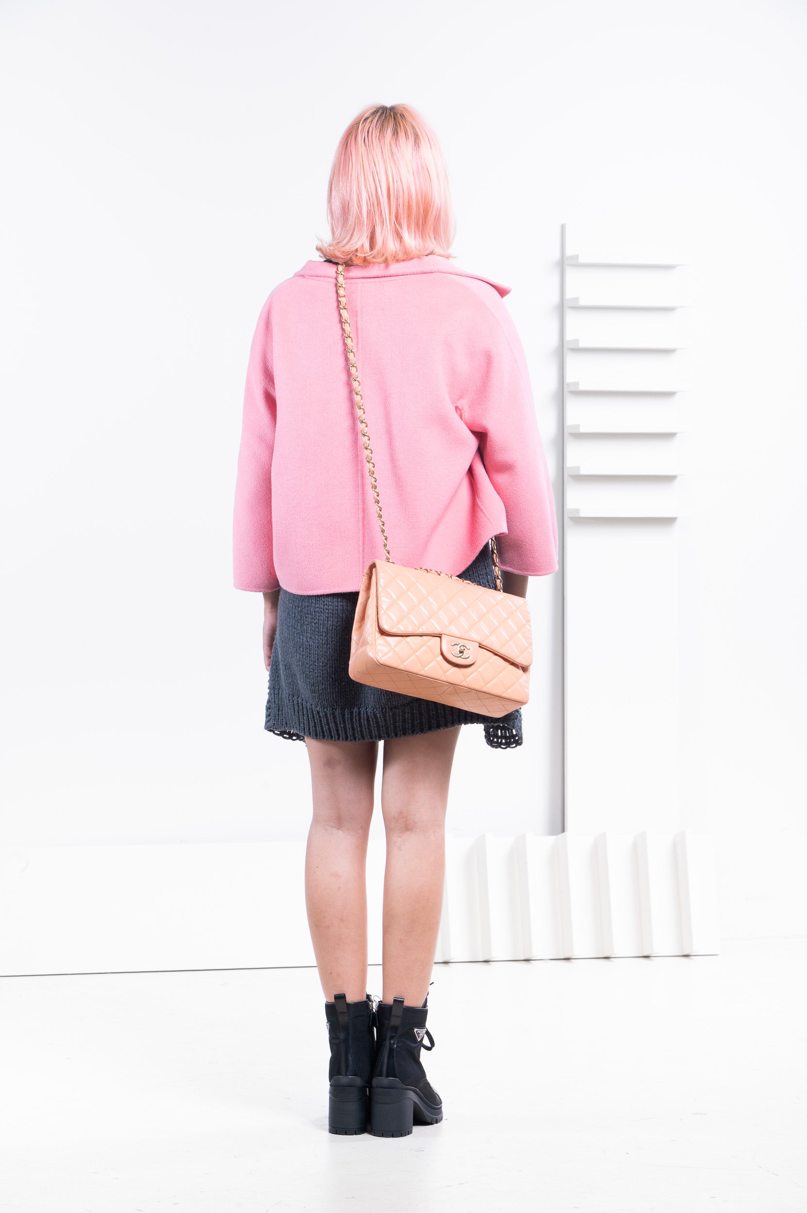 Pink Knit Jacket