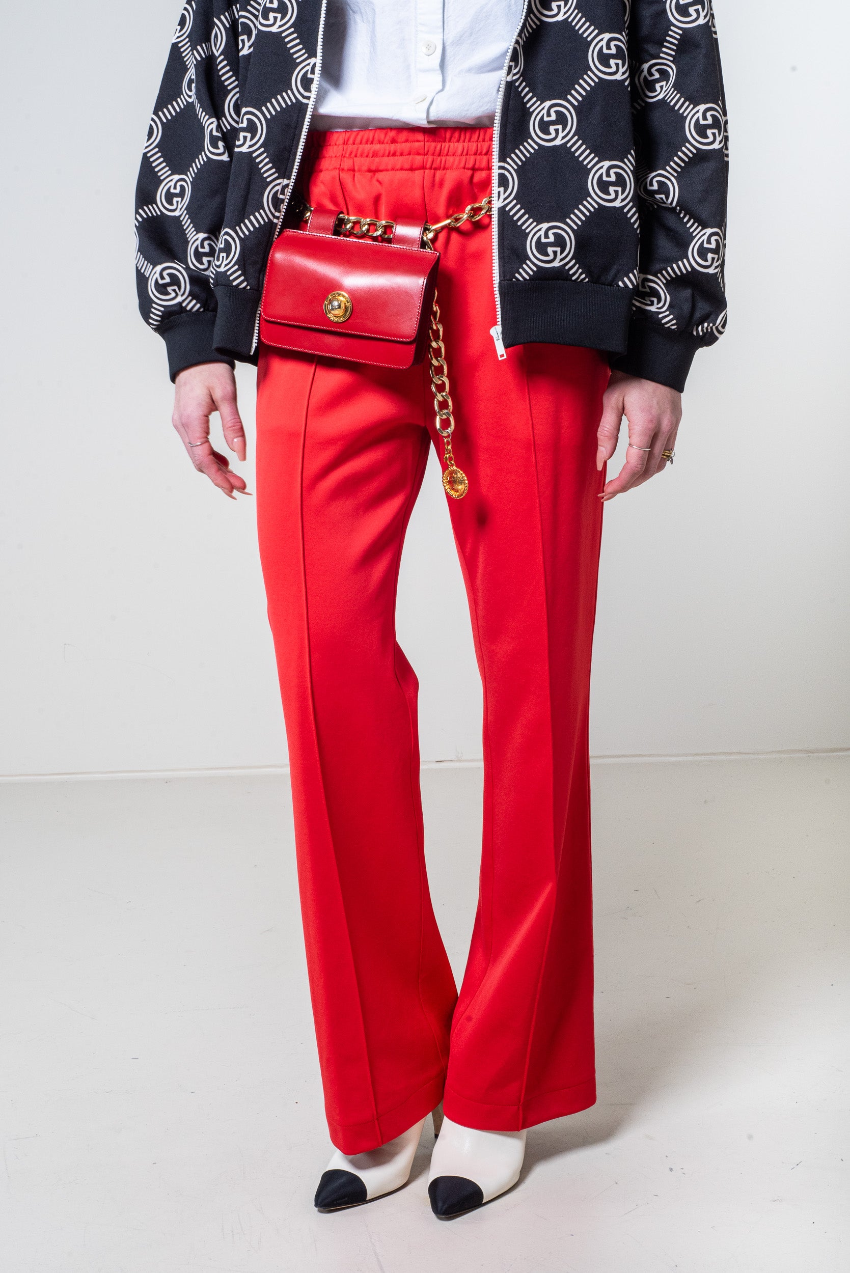 Red Drop Pocket Jogger Pant