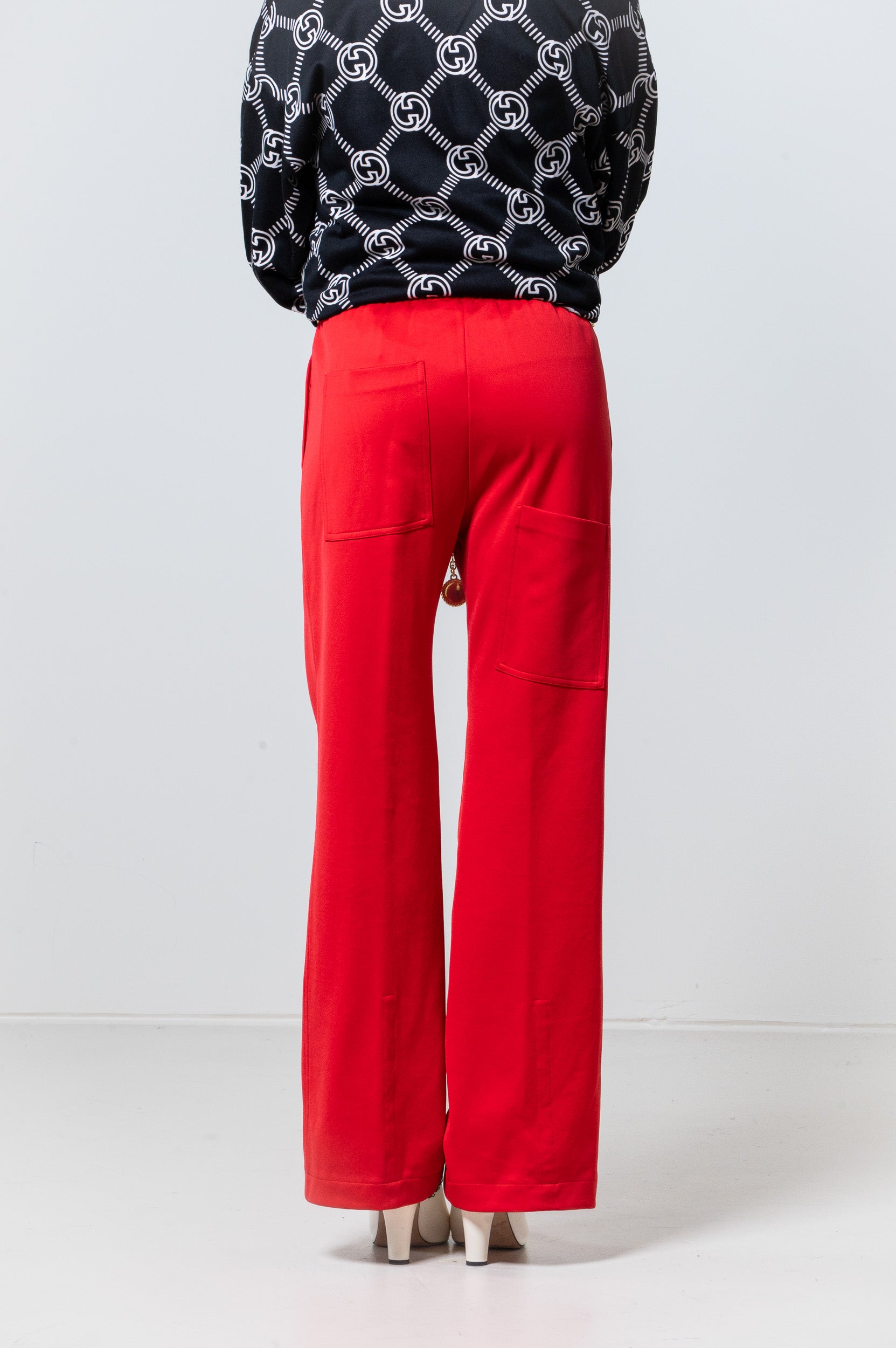 Red Drop Pocket Jogger Pant