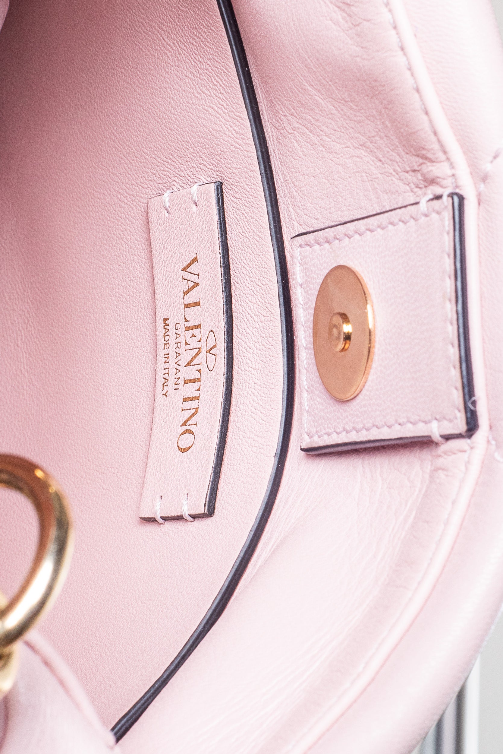 Pink Roman Stud Top Handle