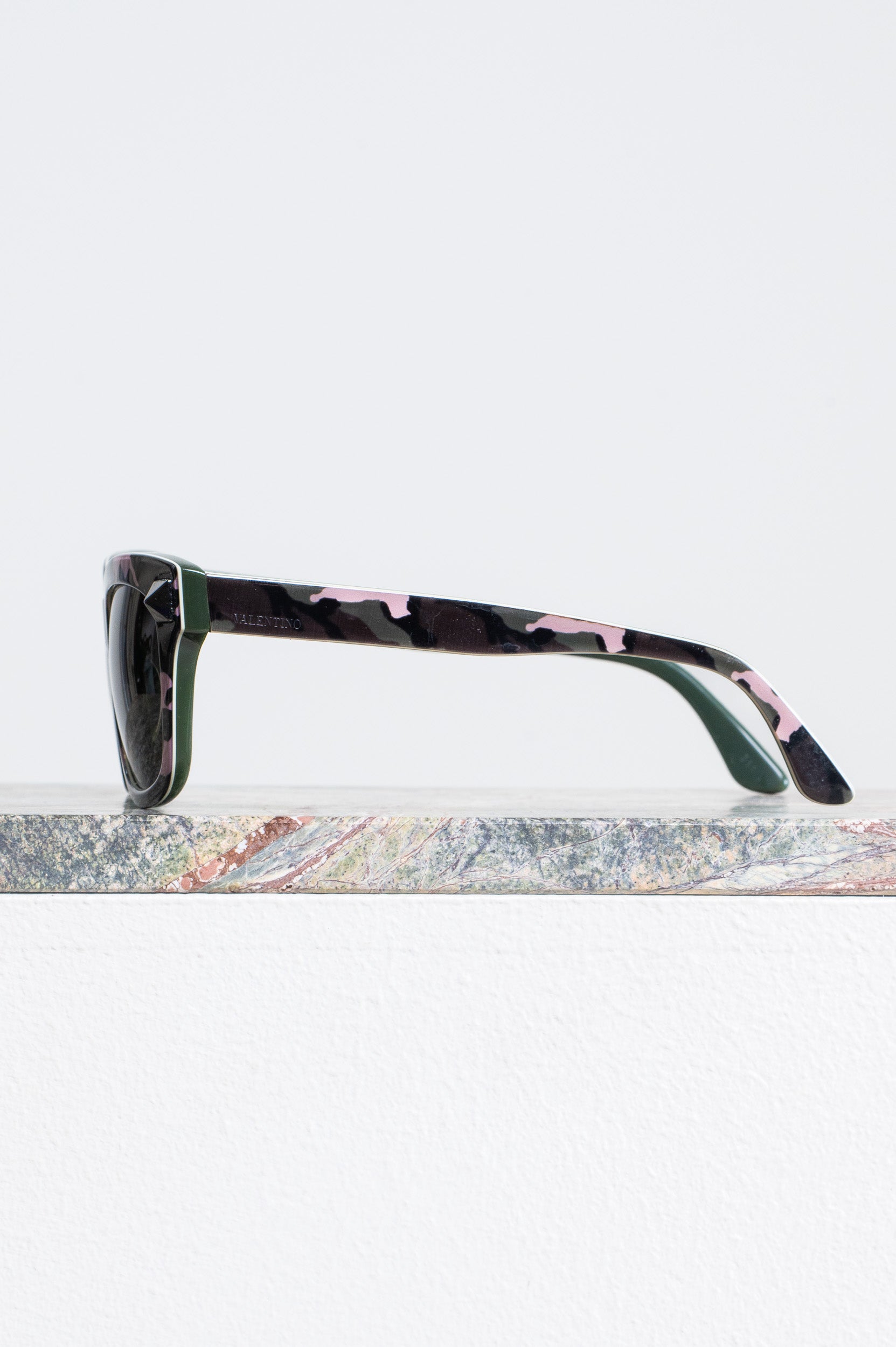 Camo Rockstud Accents Wayfarer Sunglasses