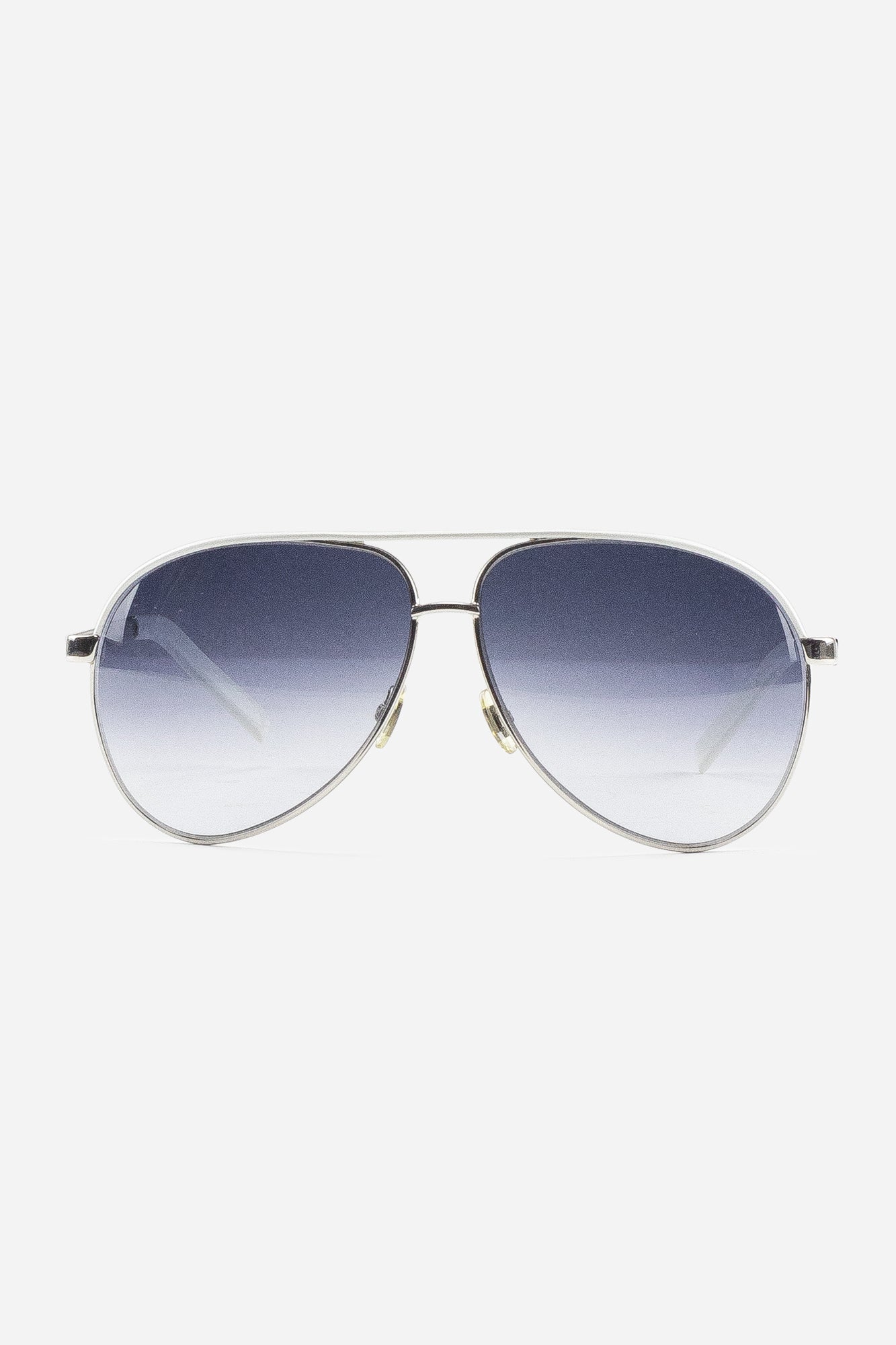 Blue Lens Oversized Aviator Sunglasses