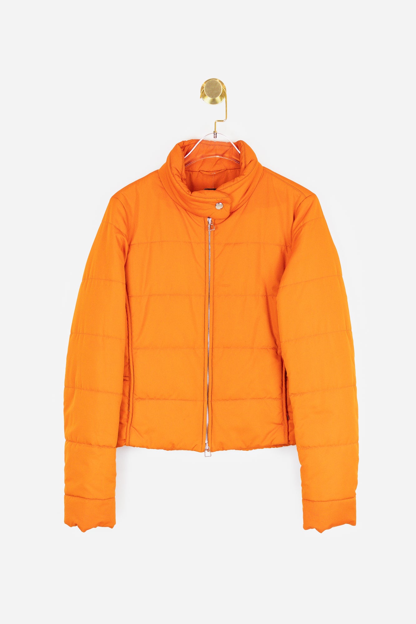 Orange Puffer Jacket - So Over It Luxury Consignment