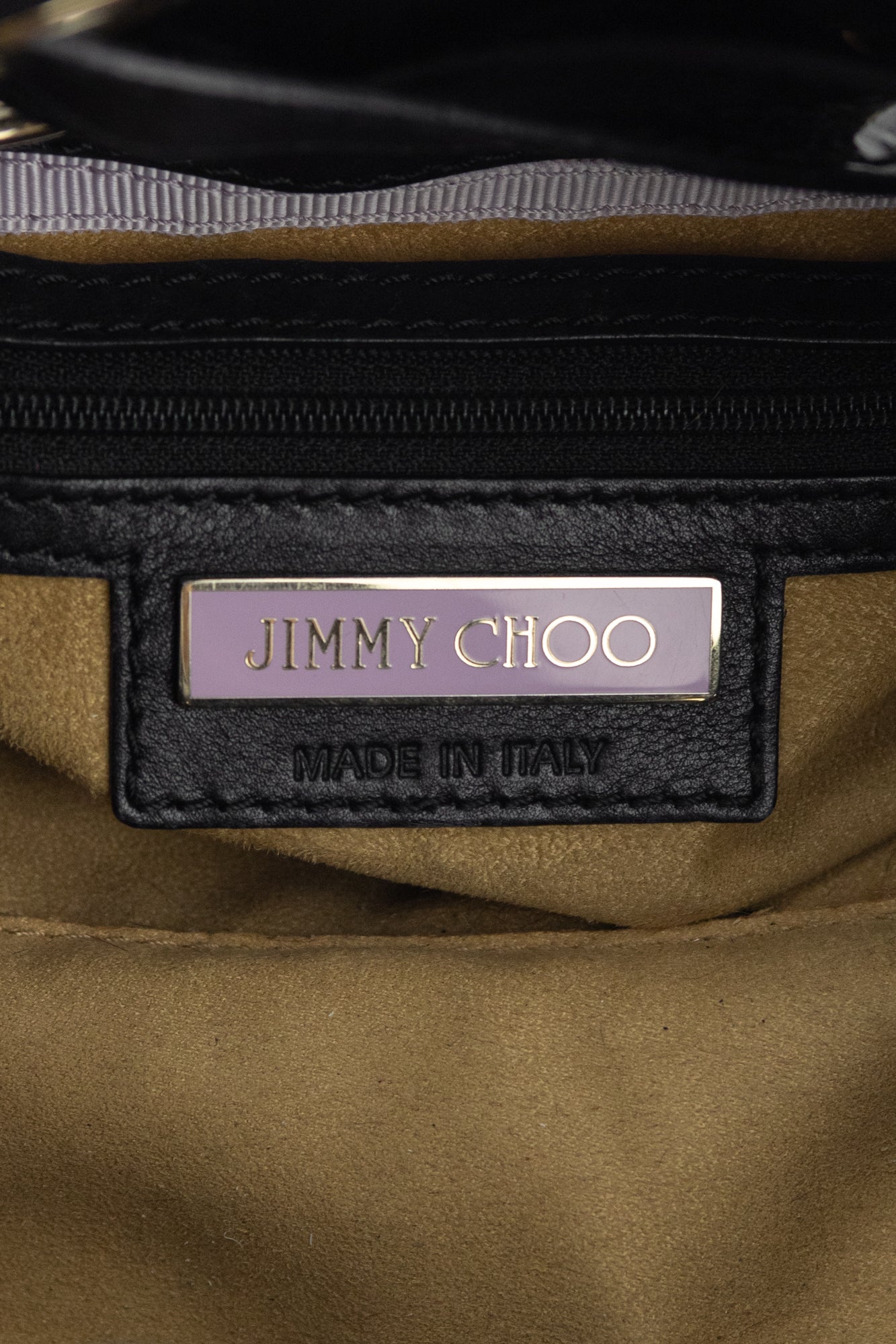 RETAG JIMMY CHOO PATENT LEATHER SHOULDER BAG
