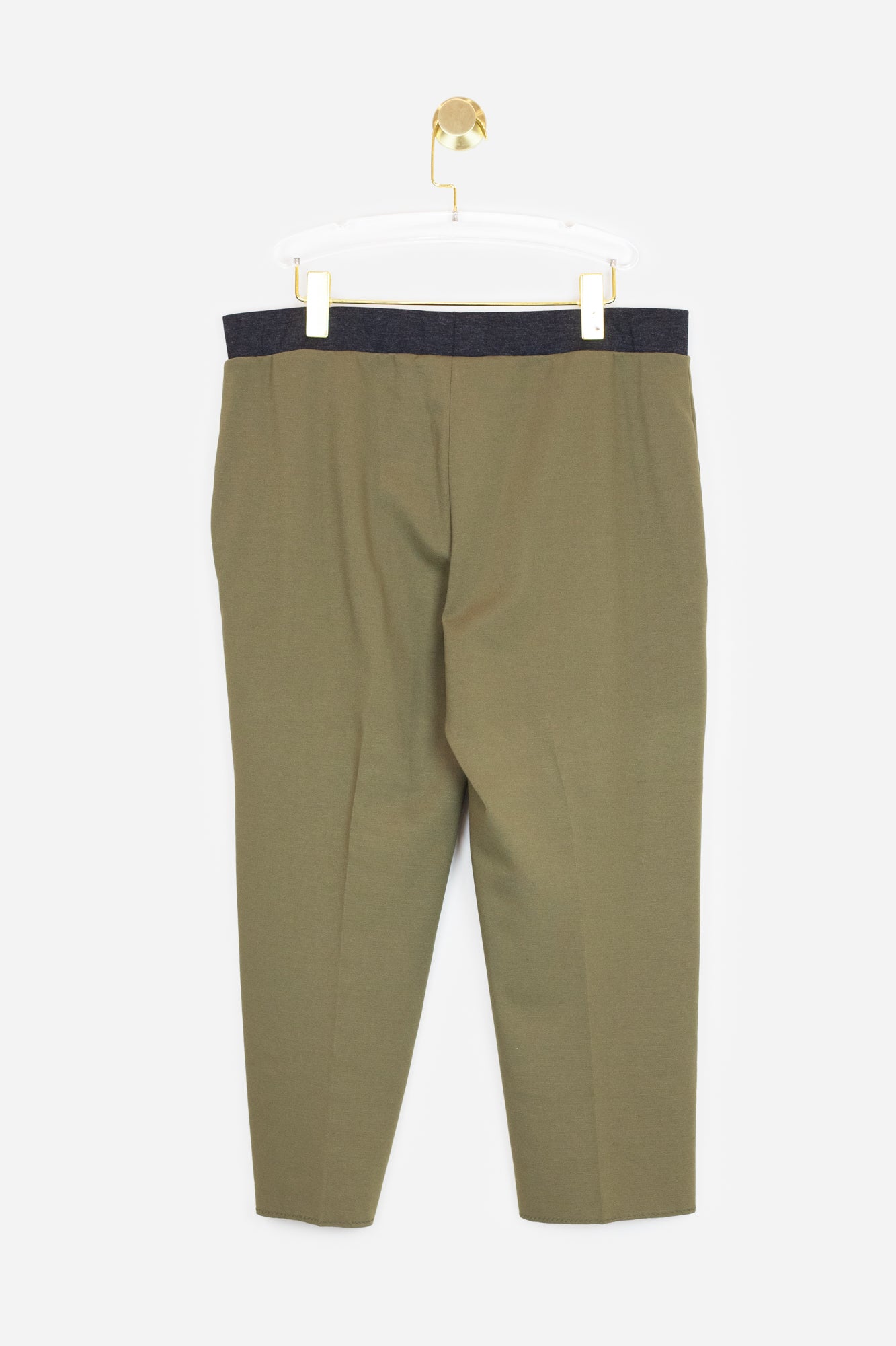 Olive Green Trousers - So Over It Luxury Consignment